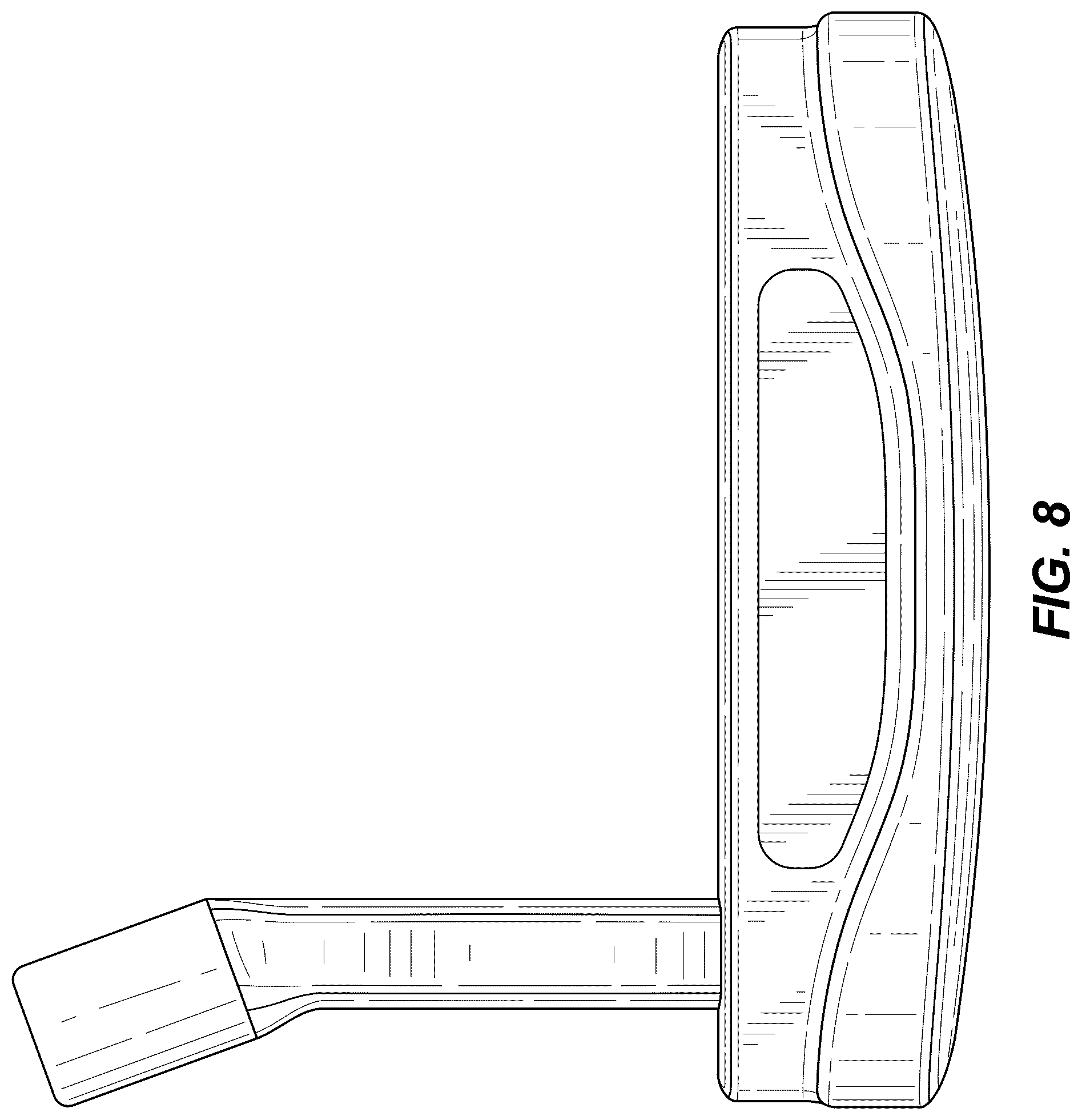 Patent USD1124207 Figure 8 – Golf club head
