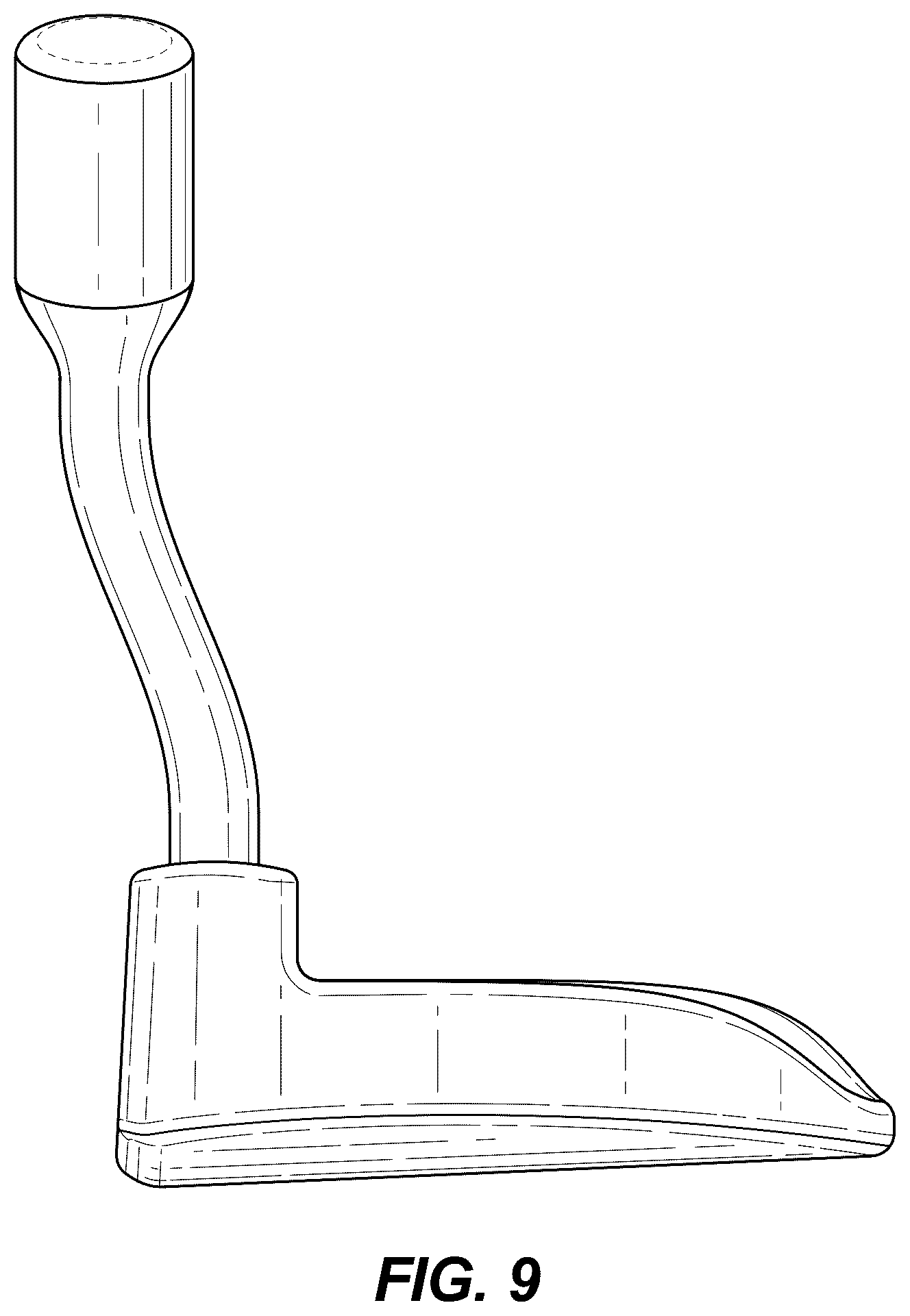 Patent USD1124207 Figure 9 – Golf club head