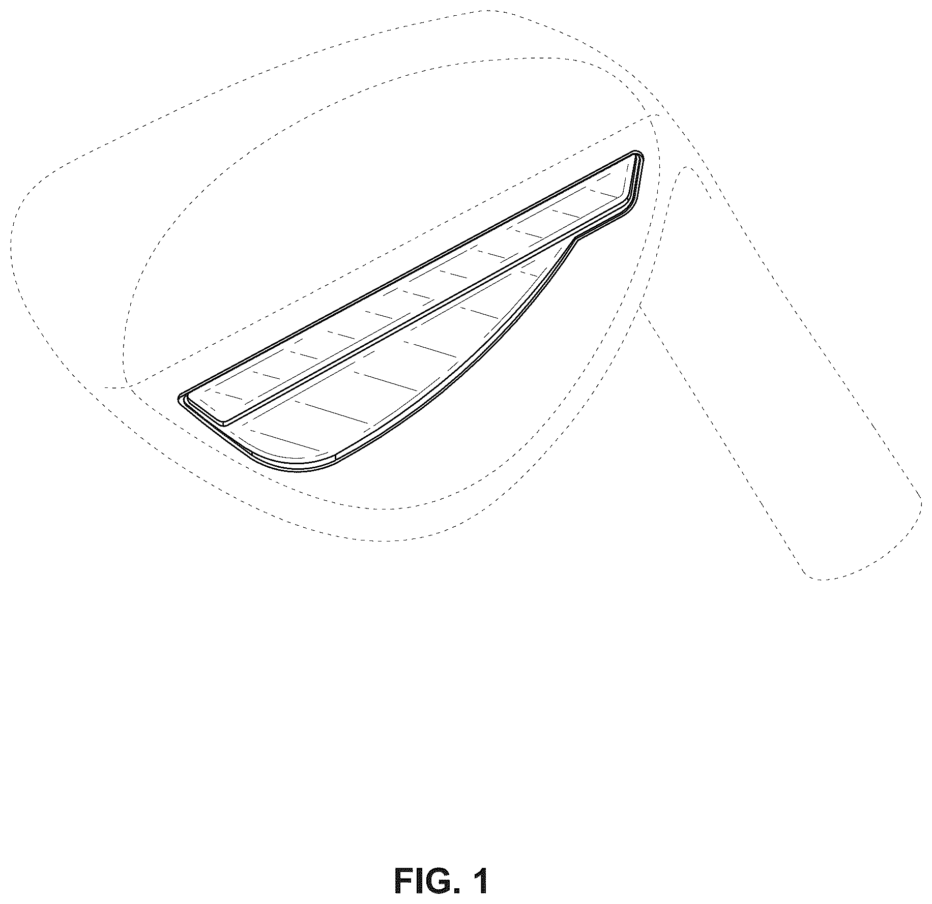 Patent USD1124209 Figure 1 – Wedge golf club head