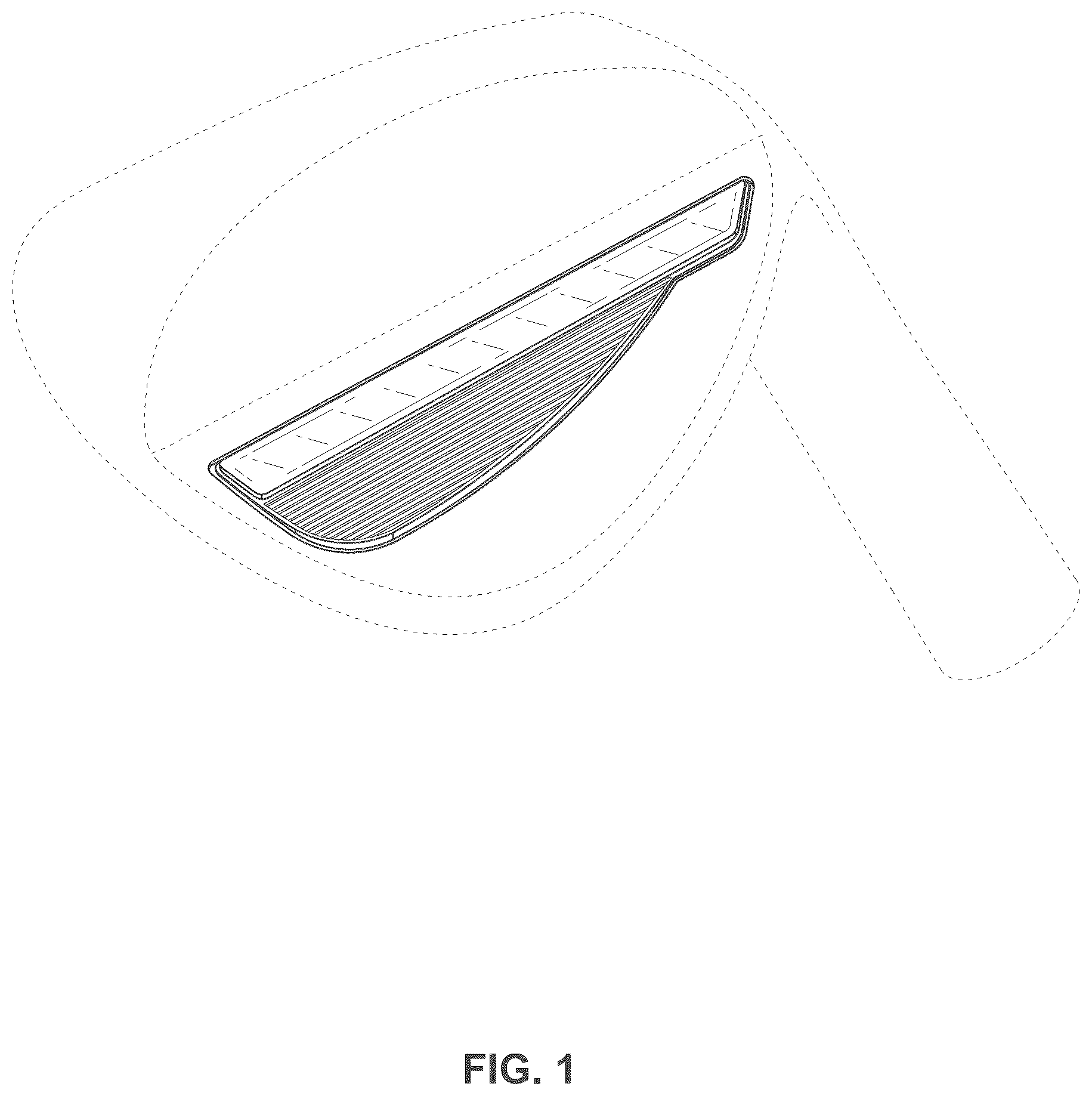 Patent USD1124210 — Wedge golf club head — Figure 1
