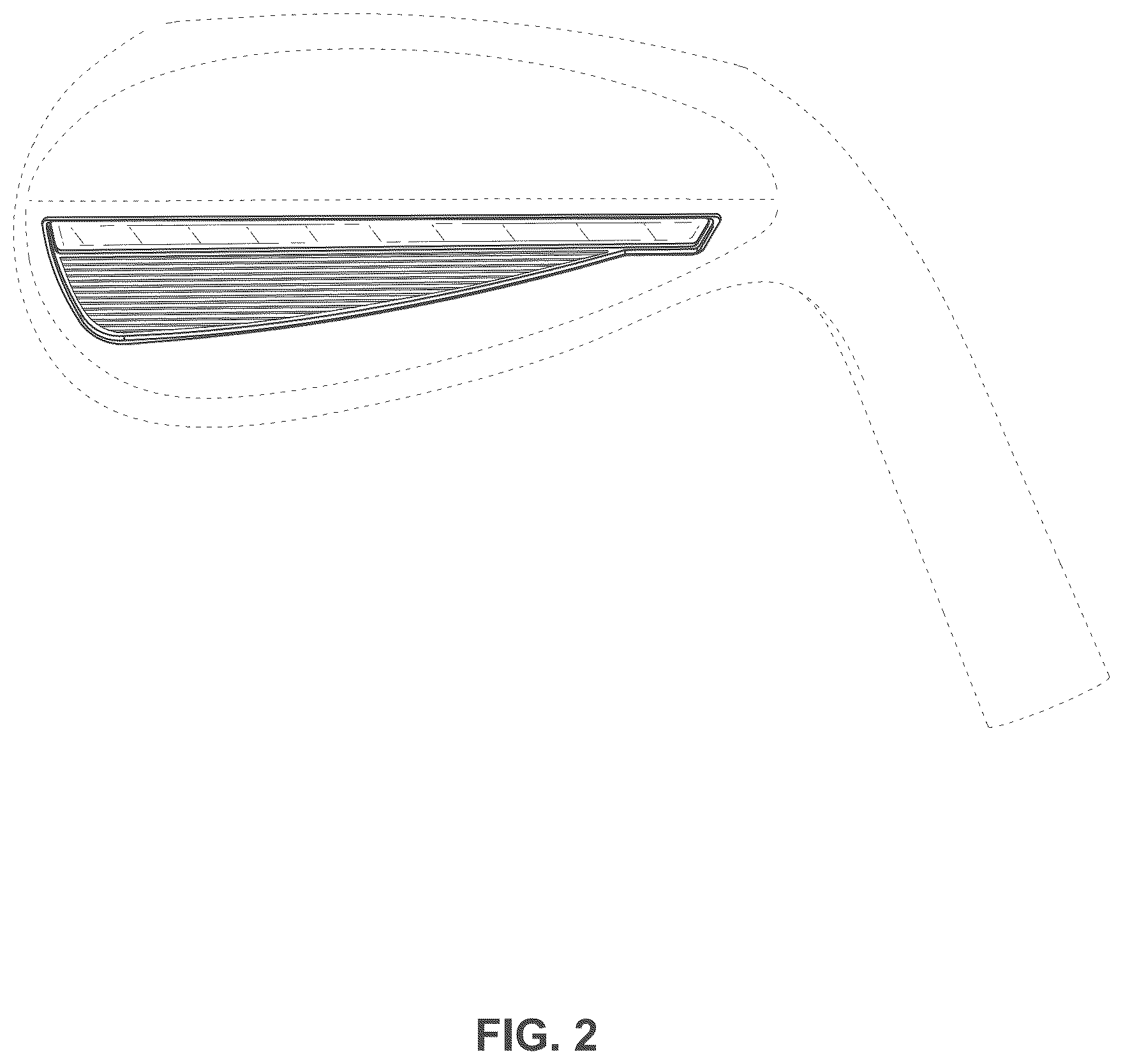 Patent USD1124210 Figure 2 – Wedge golf club head