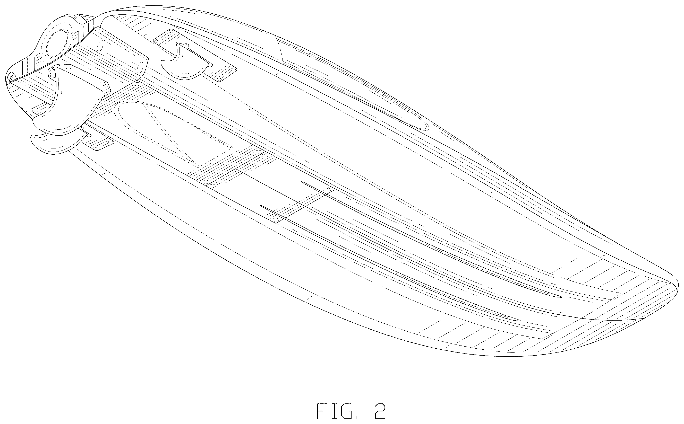Patent USD1124211 Figure 2 – Electric surfboard