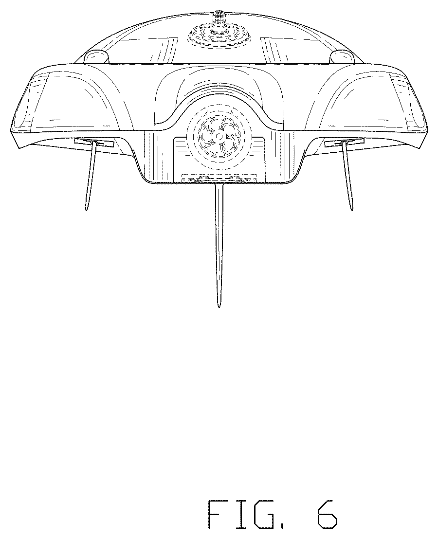 Patent USD1124211 Figure 6 – Electric surfboard