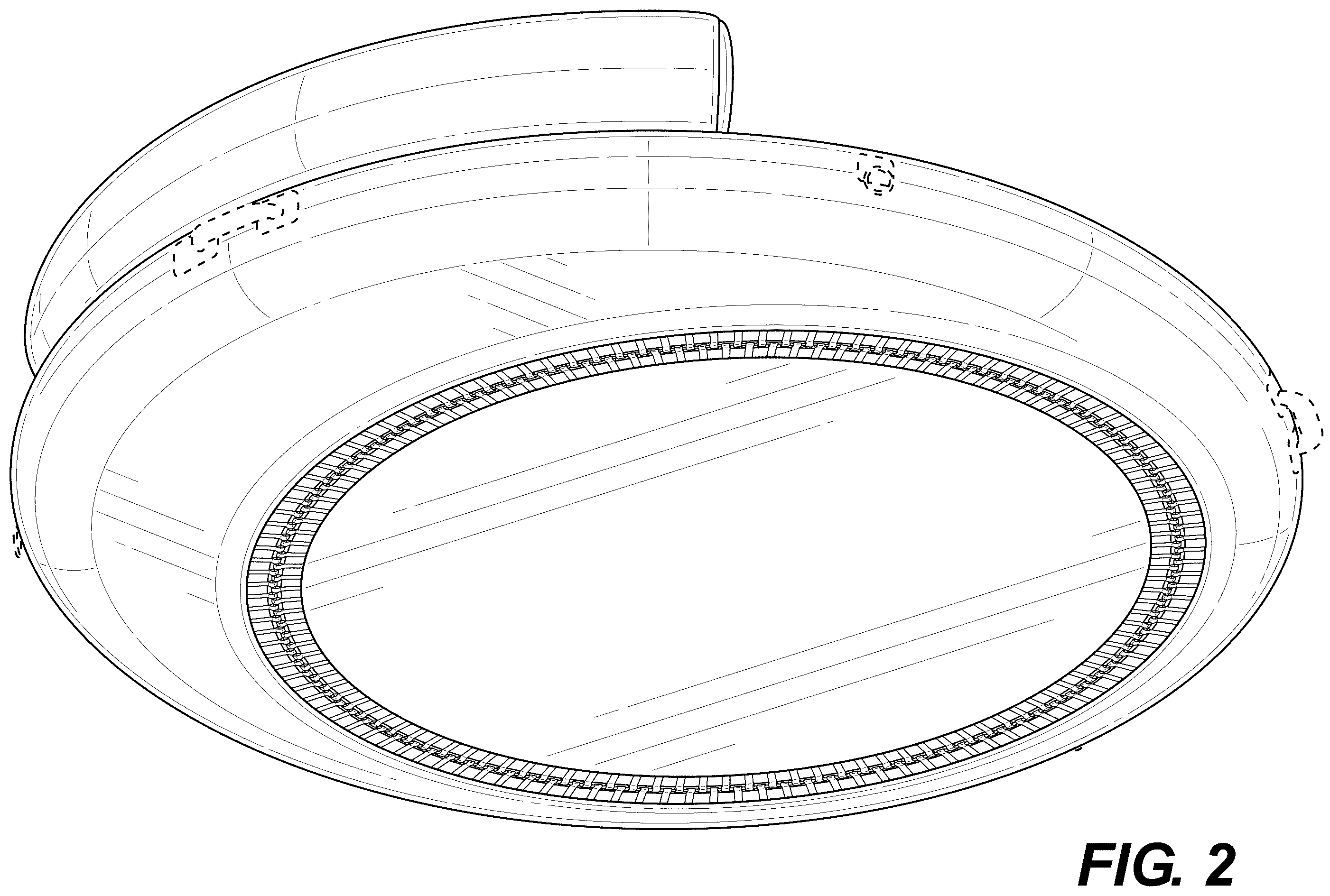Patent USD1124213 Figure 2 – Inflatable device