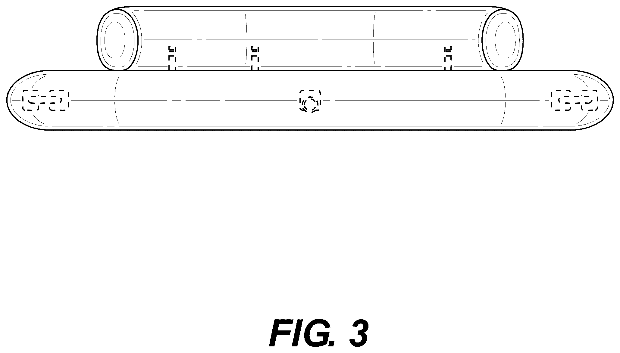Patent USD1124213 Figure 3 – Inflatable device