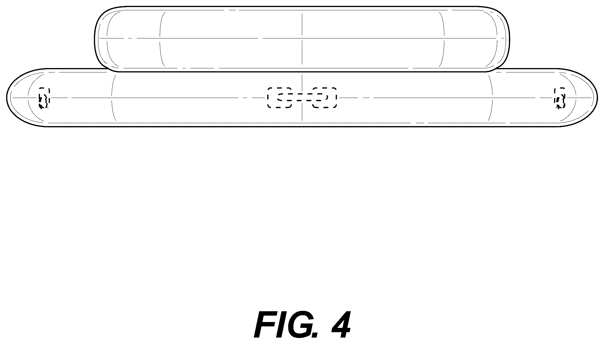 Patent USD1124213 Figure 4 – Inflatable device
