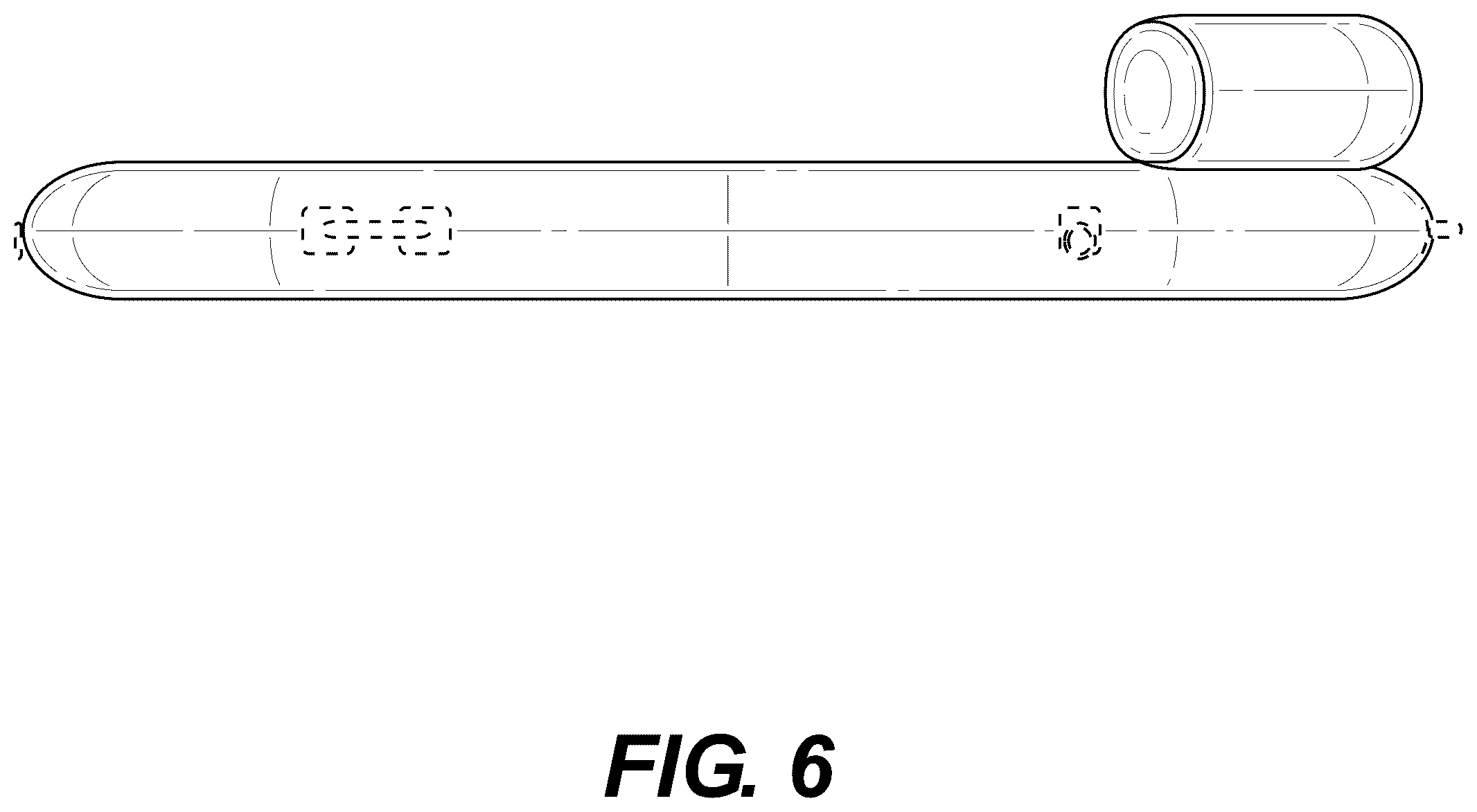 Patent USD1124213 Figure 6 – Inflatable device
