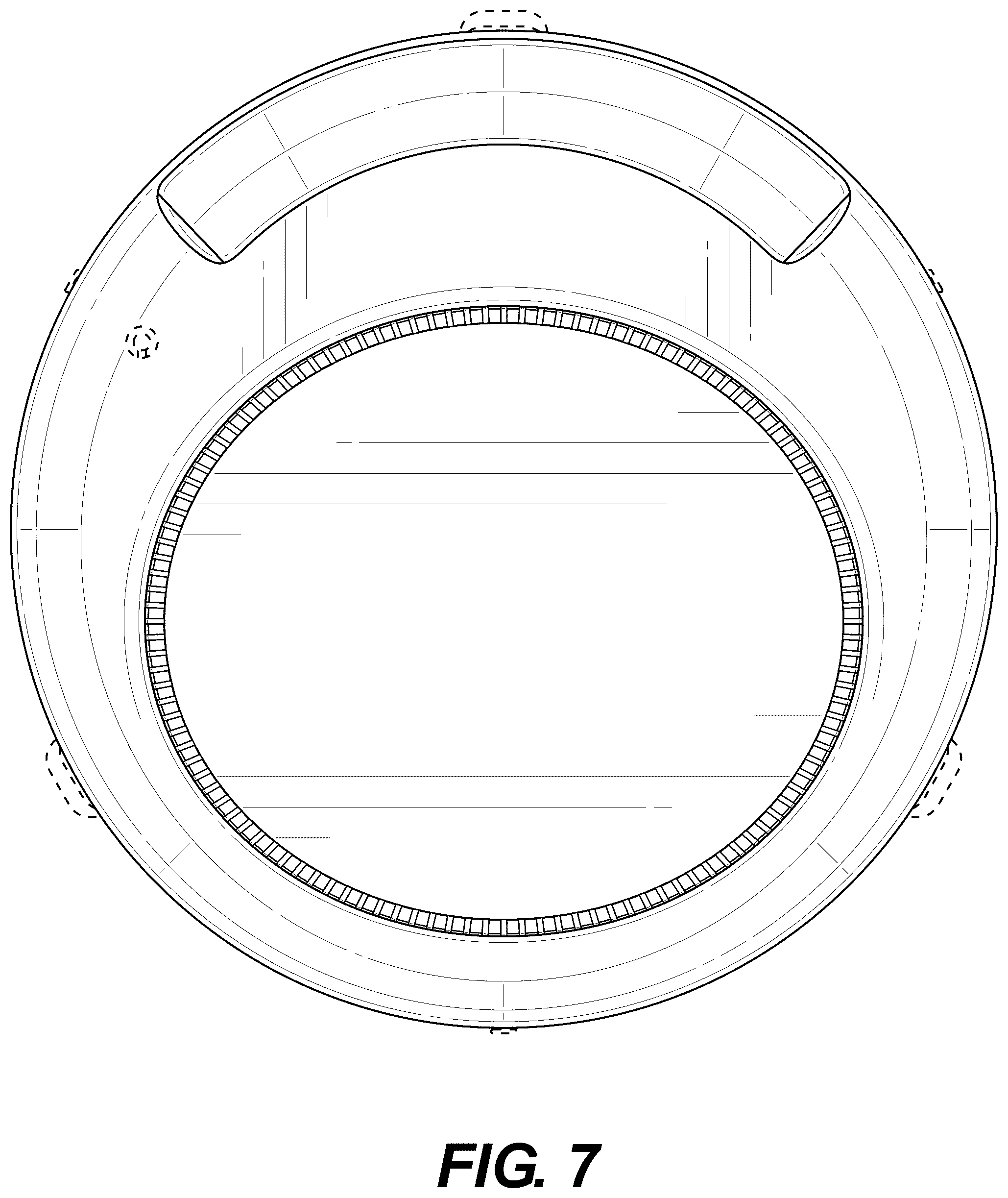 Patent USD1124213 Figure 7 – Inflatable device