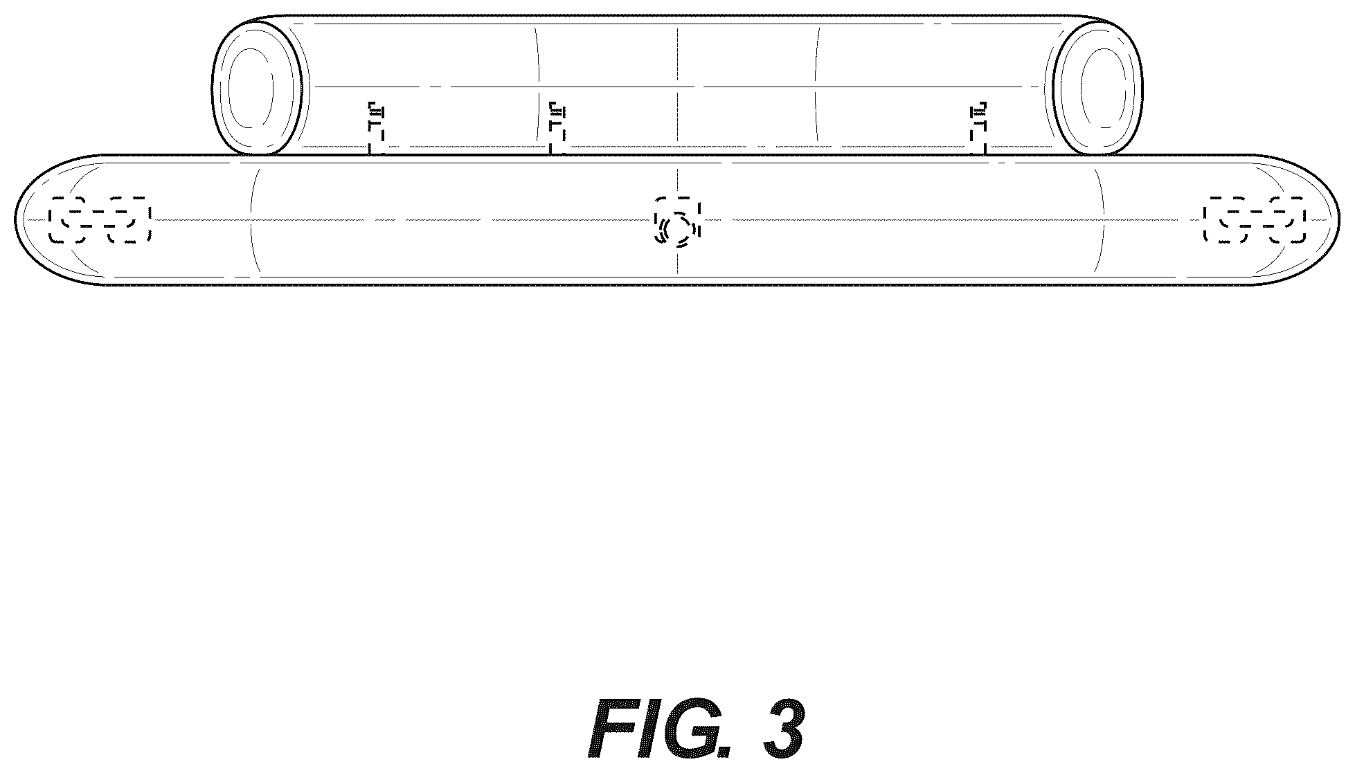 Patent USD1124214 Figure 3 – Inflatable device
