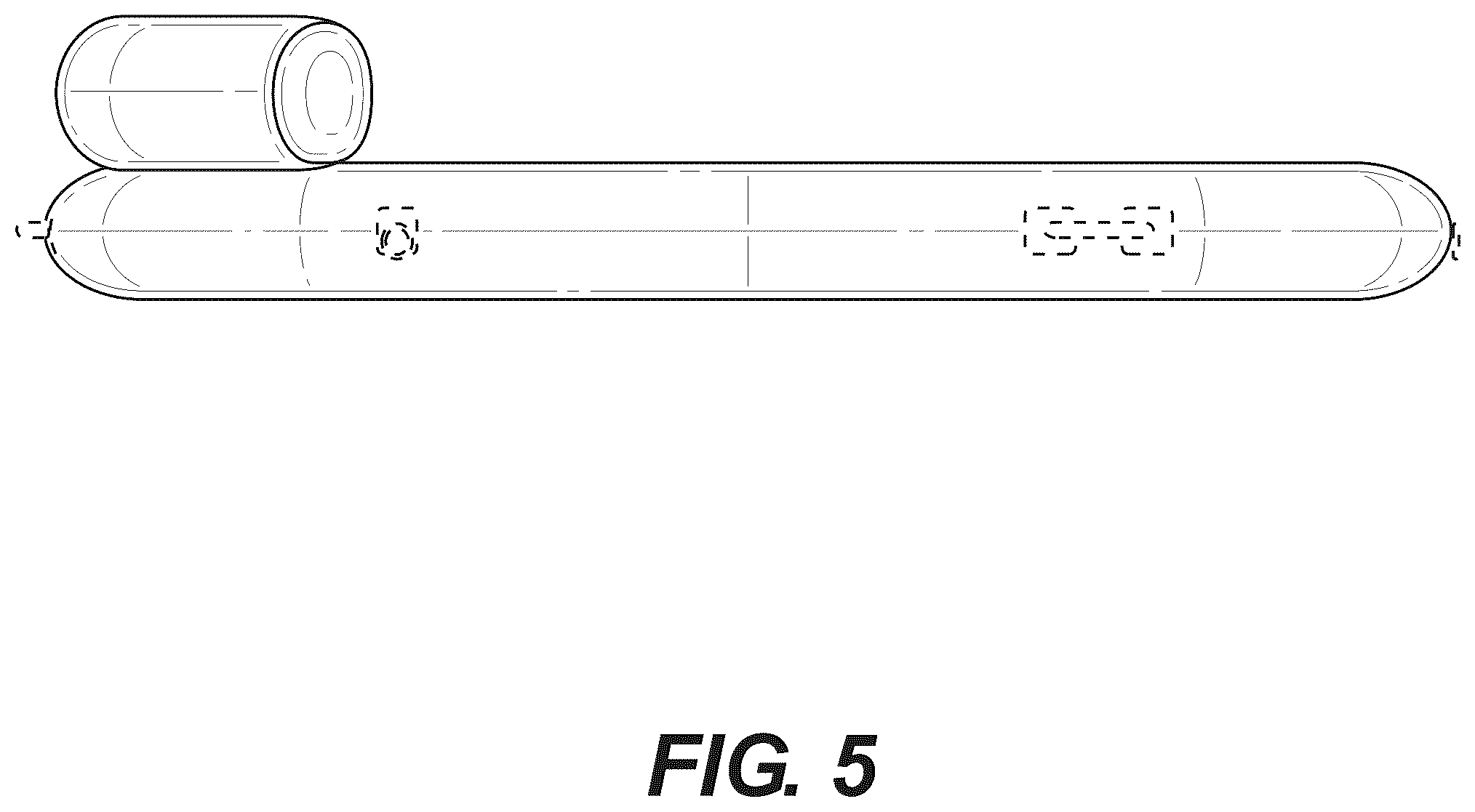 Patent USD1124214 Figure 5 – Inflatable device