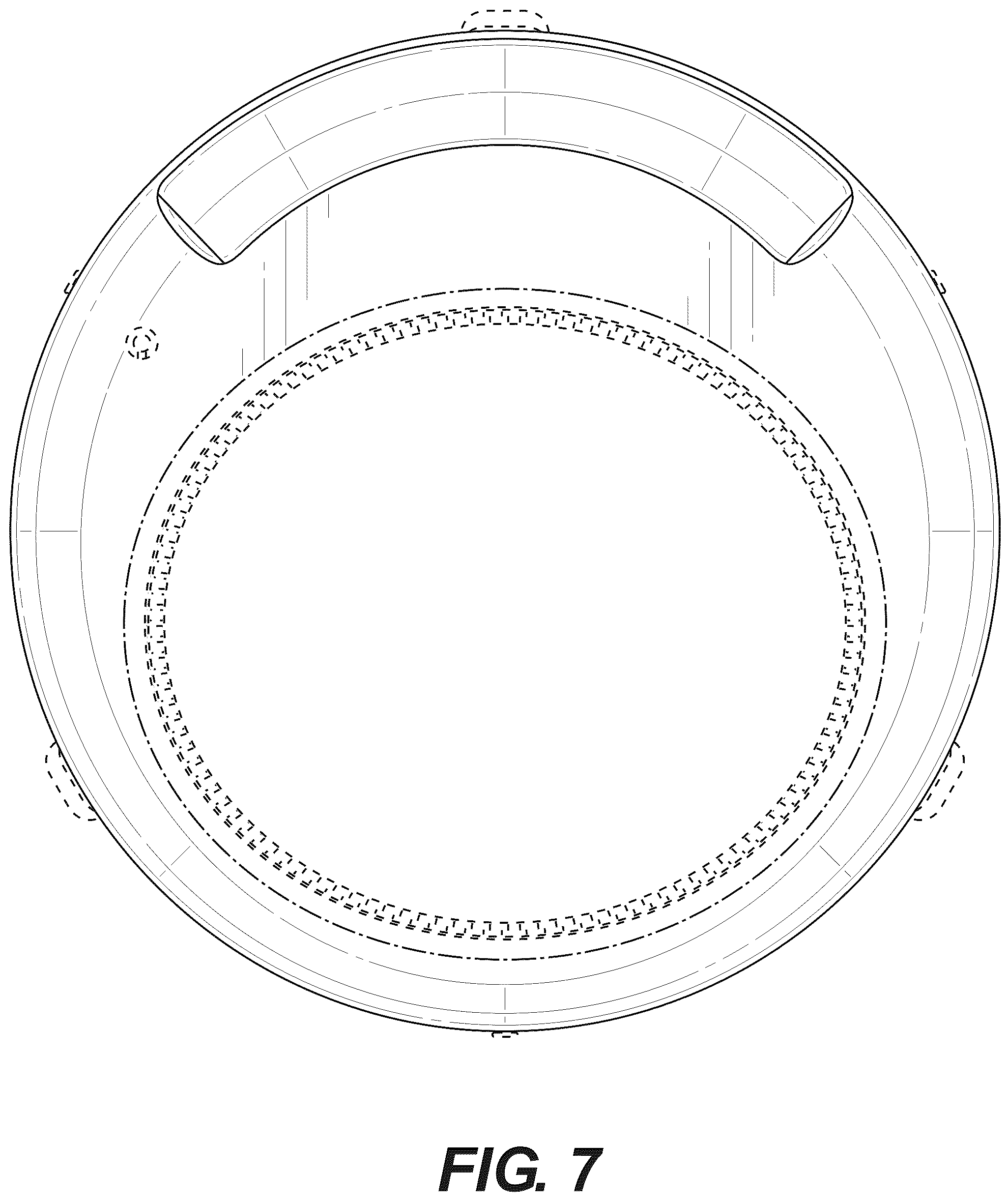 Patent USD1124214 Figure 7 – Inflatable device