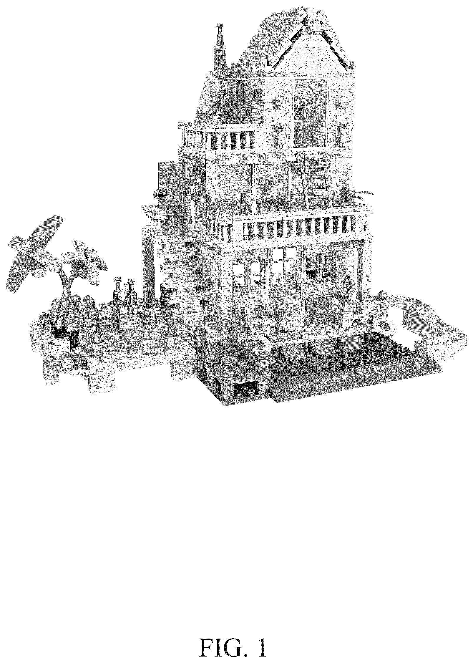 Patent USD1124215 — Building block toy — Figure 1