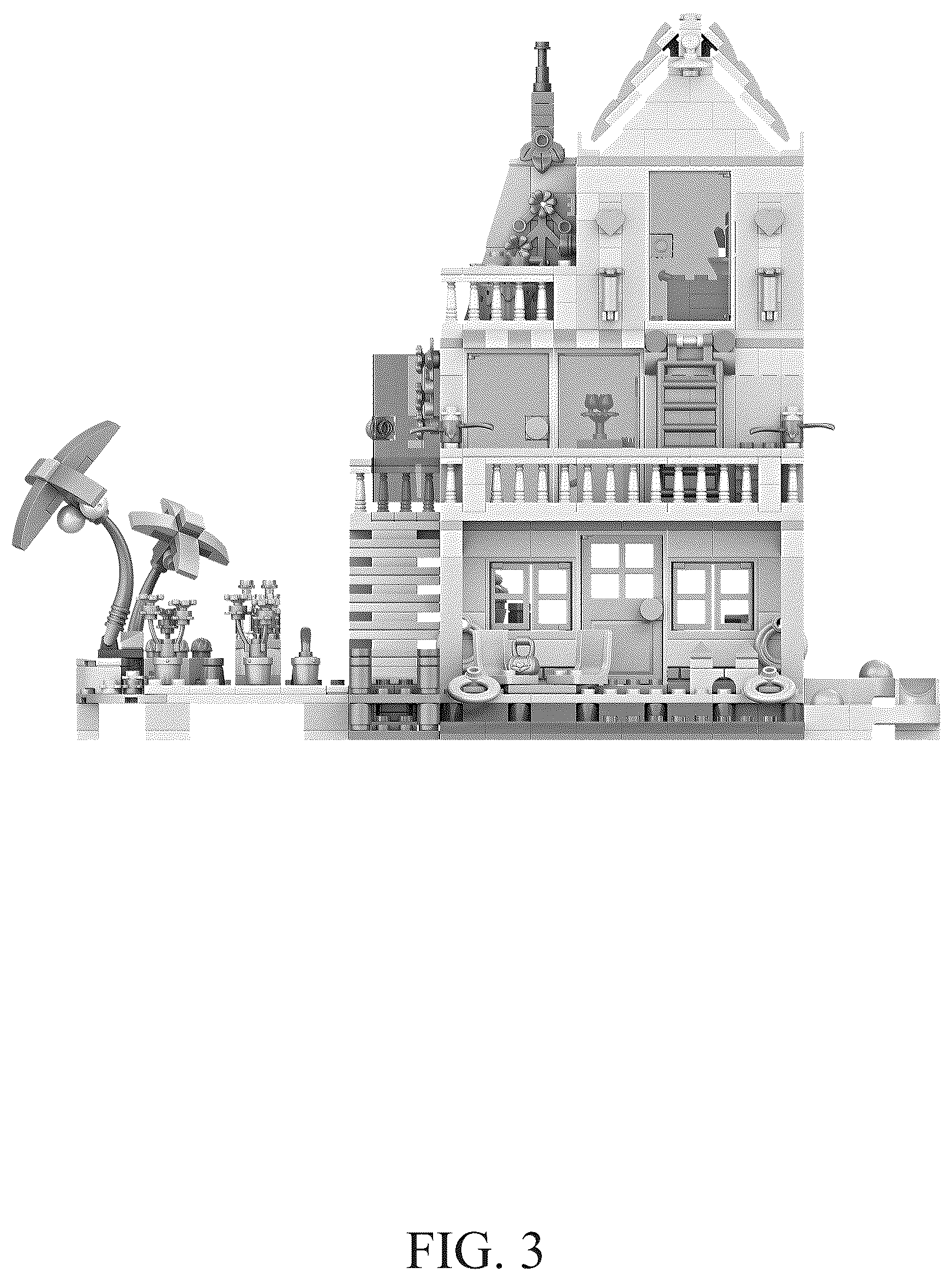 Patent USD1124215 Figure 3 – Building block toy