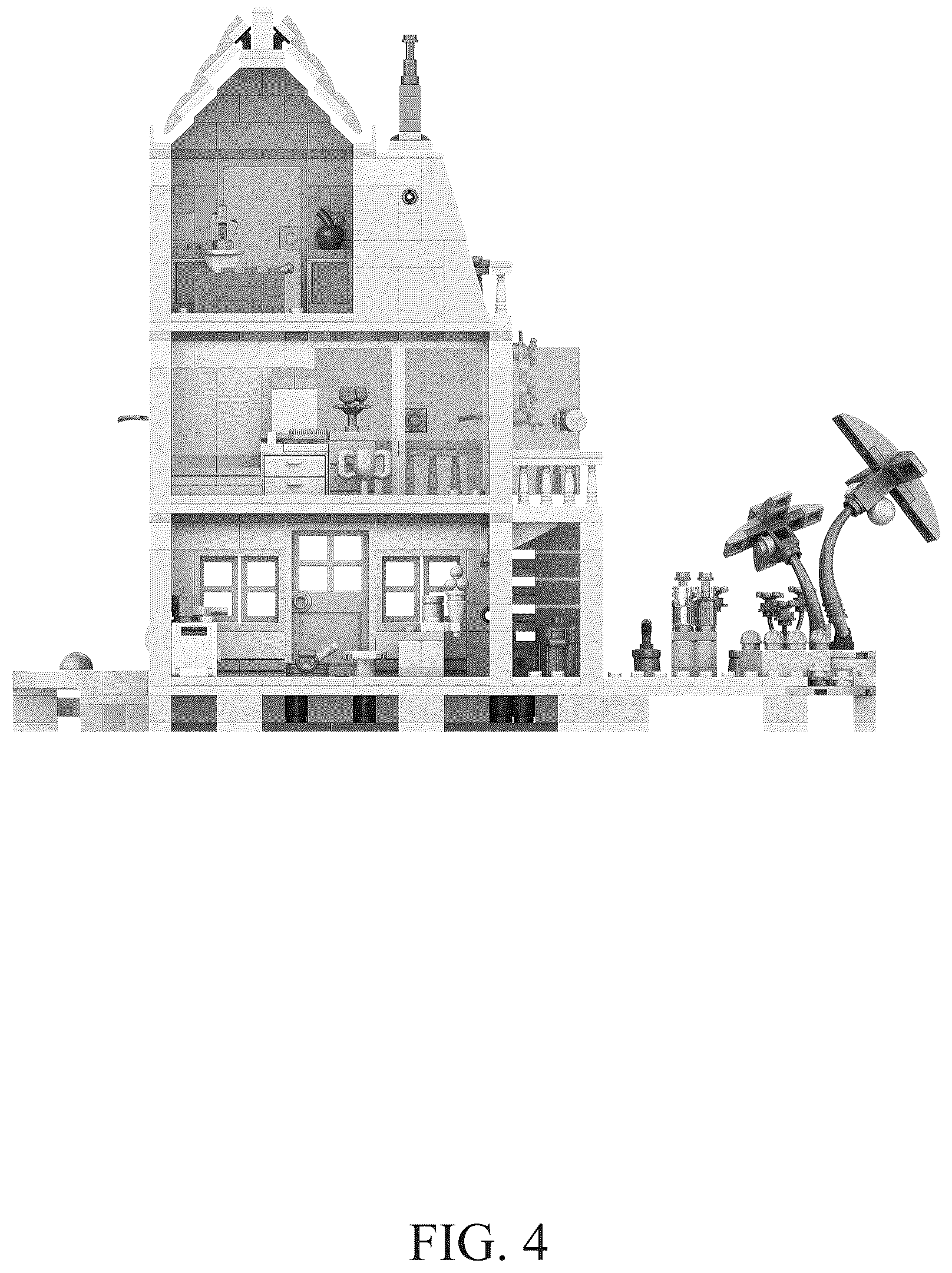 Patent USD1124215 Figure 4 – Building block toy