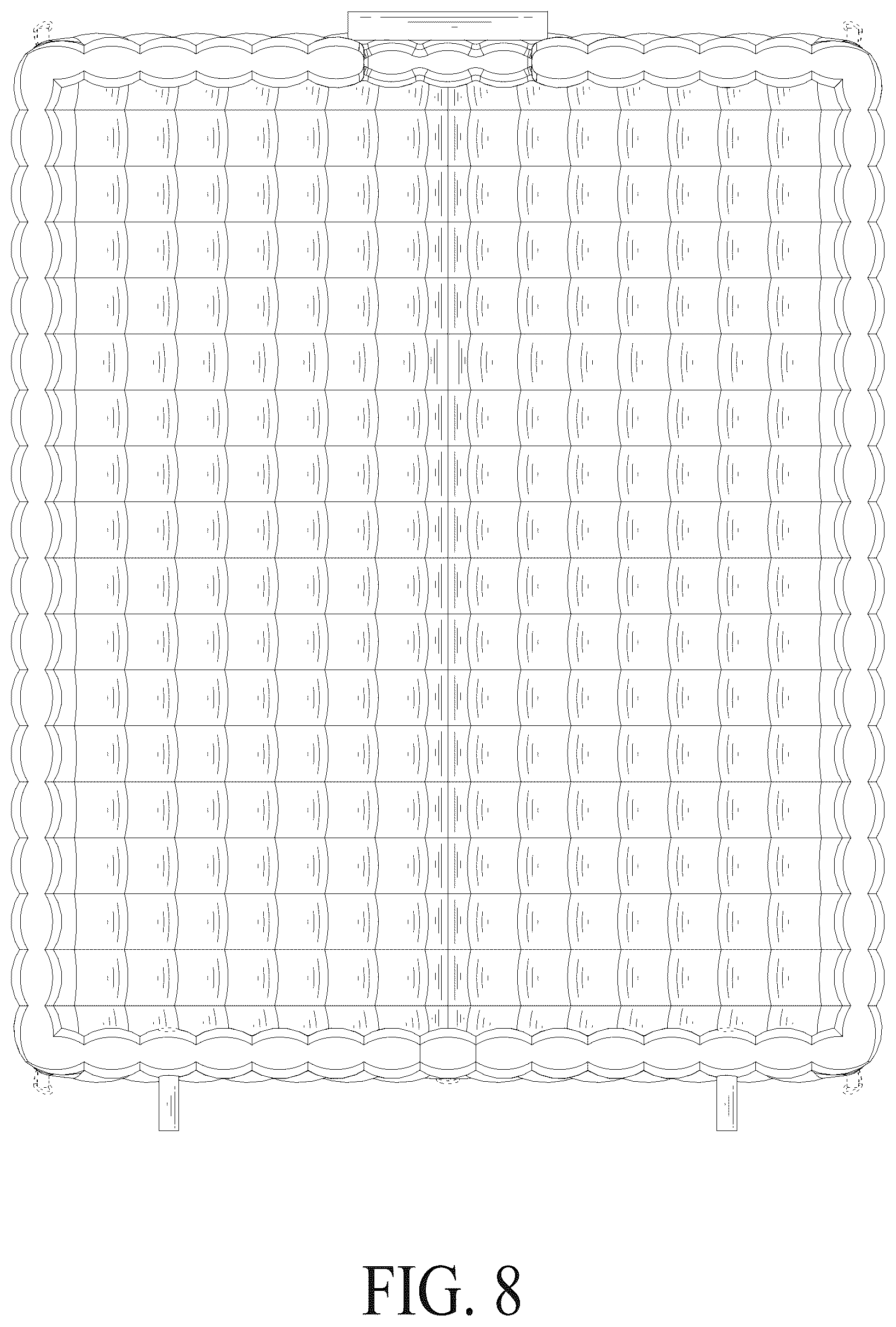 Patent USD1124216 Figure 8 – Inflatable cube tent