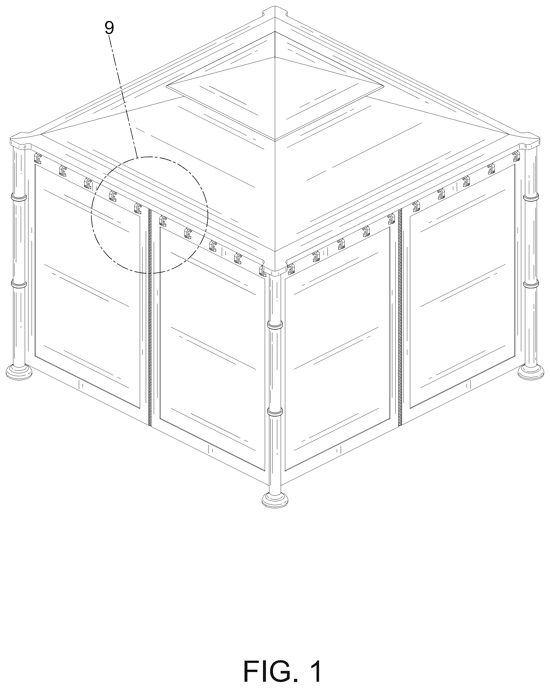 Patent USD1124217 — Tent mosquito net — Figure 1