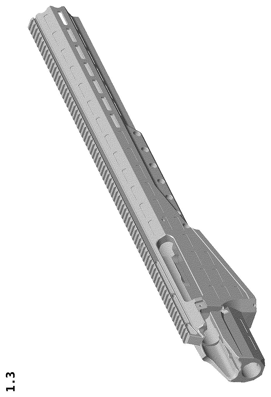 Patent USD1124218 Figure 3 – Rifle receiver