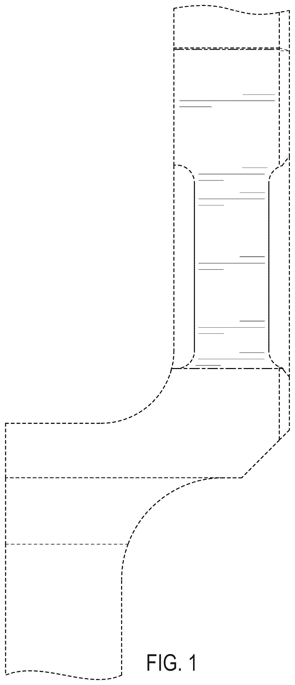 Patent USD1124219 Figure 1 – Archery bow riser portion