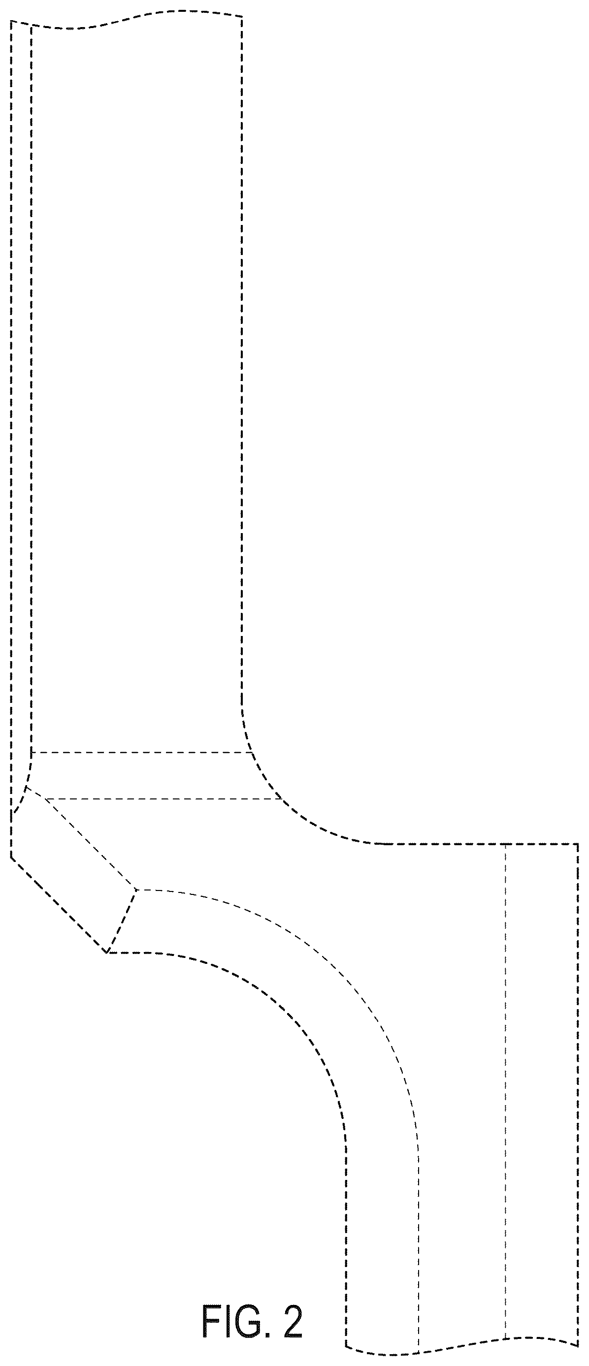 Patent USD1124219 Figure 2 – Archery bow riser portion