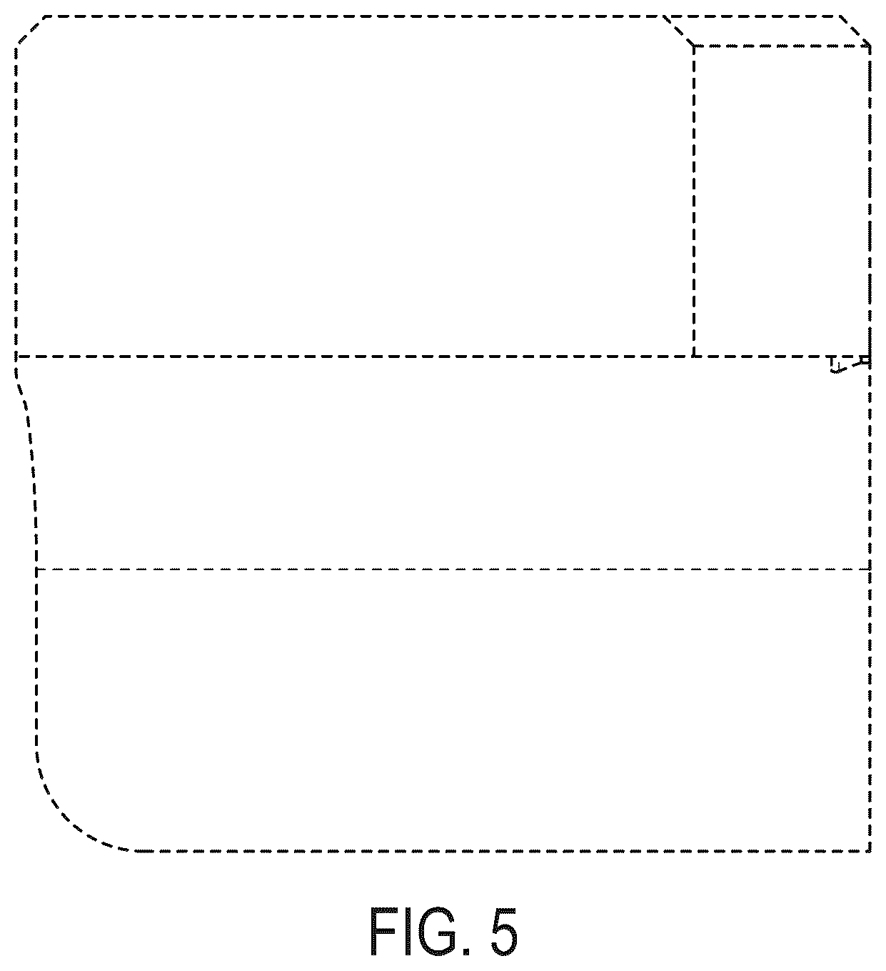 Patent USD1124219 Figure 5 – Archery bow riser portion