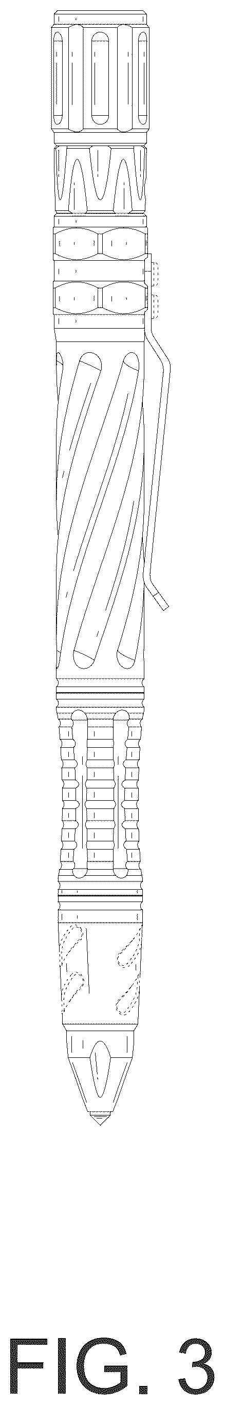 Patent USD1124221 Figure 3 – Self defense pen