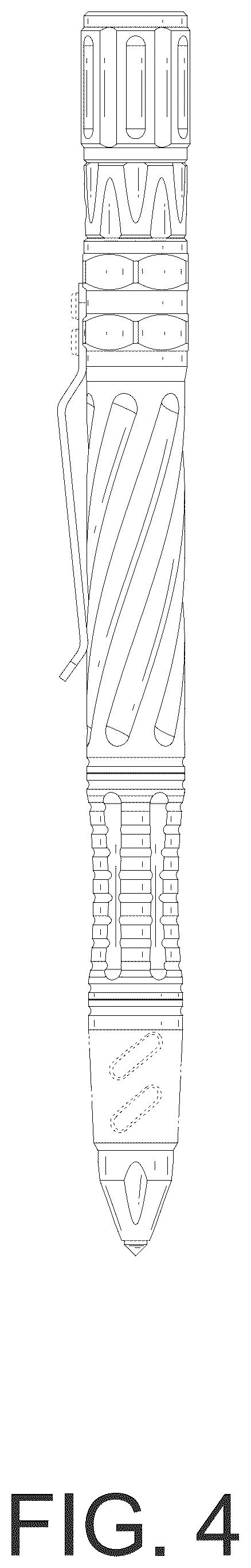 Patent USD1124221 Figure 4 – Self defense pen