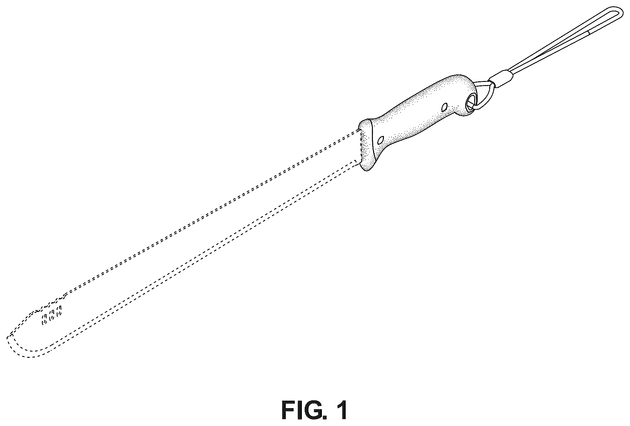 Patent USD1124222 — Straight blade machete — Figure 1