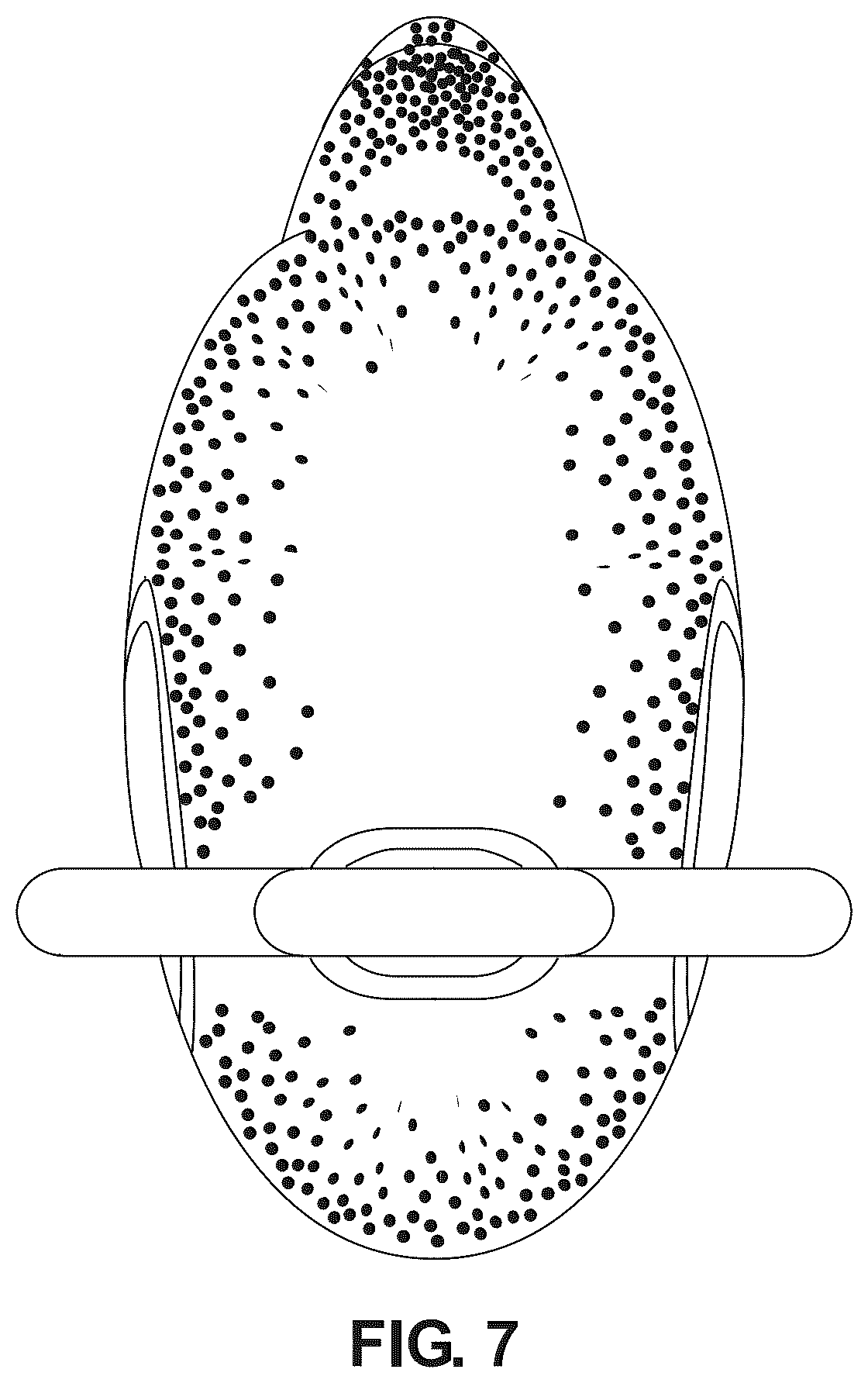 Patent USD1124222 Figure 7 – Straight blade machete