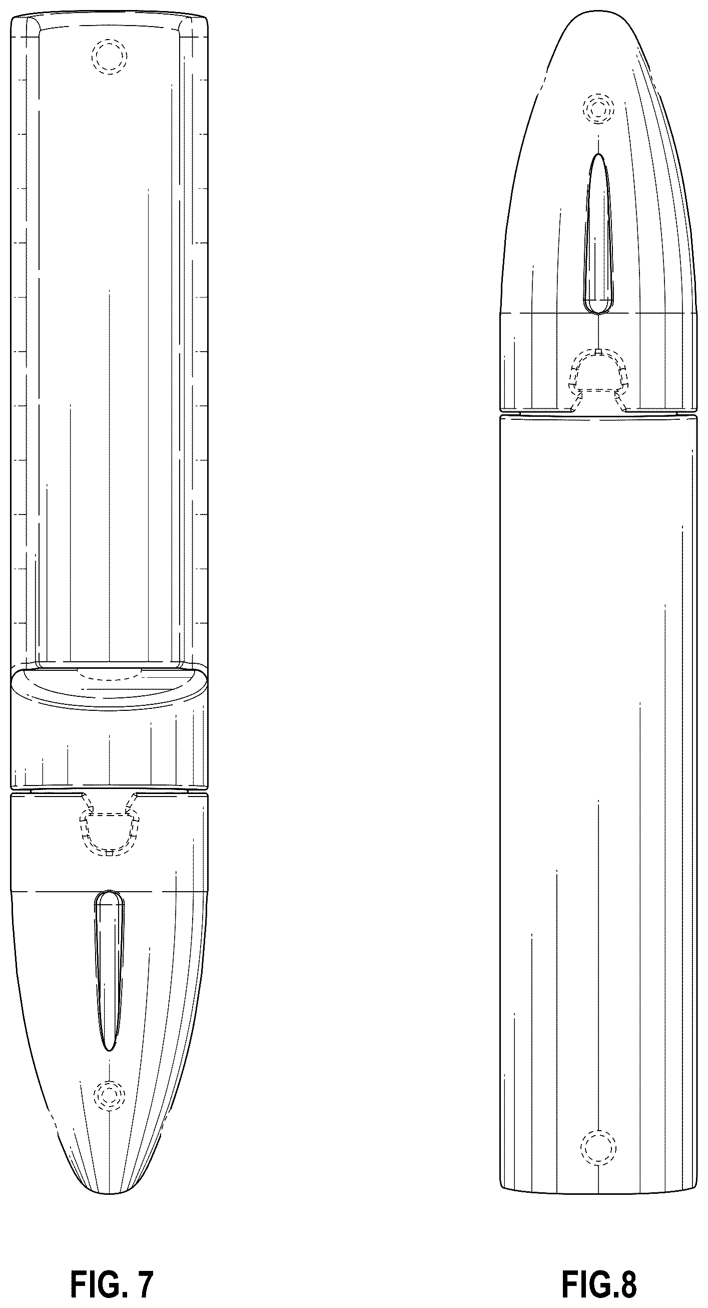 Patent USD1124225 Figure 4 – Fishing sinker and lure