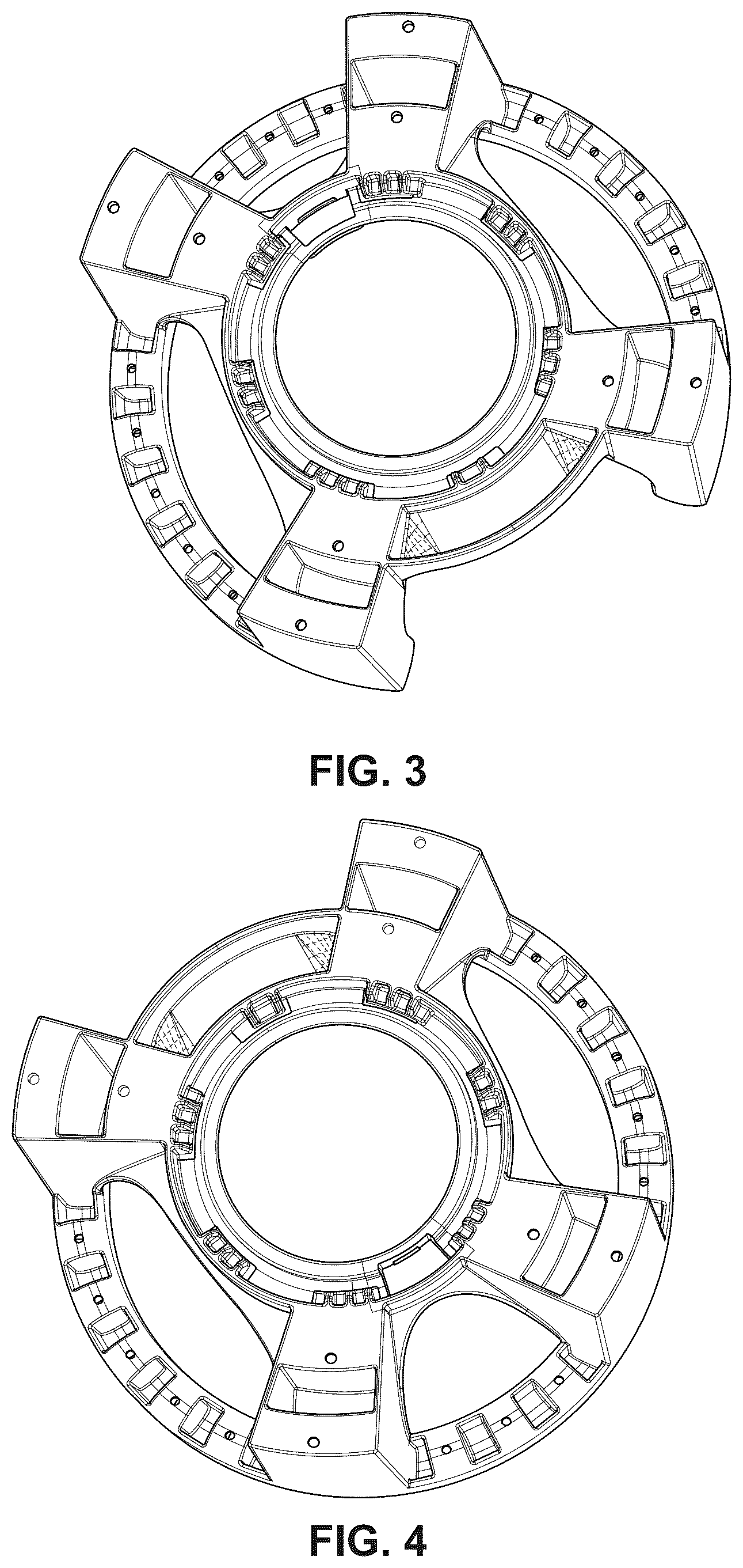 Patent USD1124227 Figure 2 – Handle