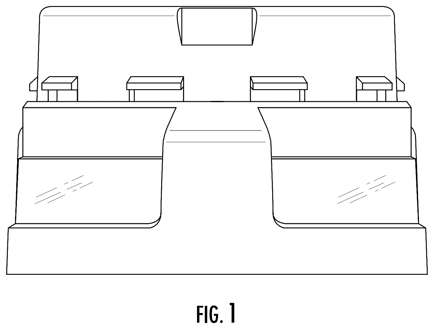 Patent USD1124228 Figure 1 – Apparatus for gas distribution
