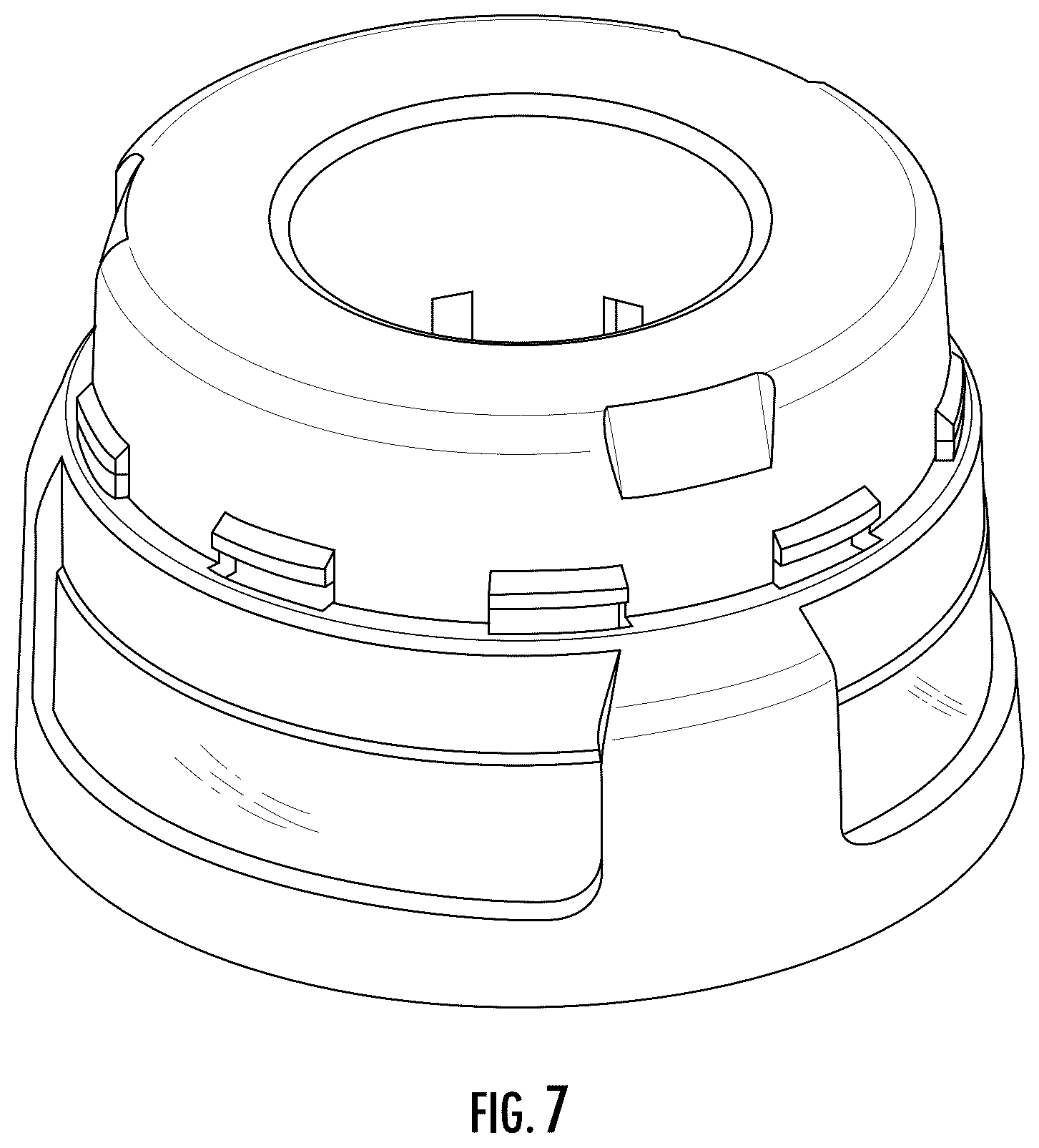 Patent USD1124228 Figure 7 – Apparatus for gas distribution