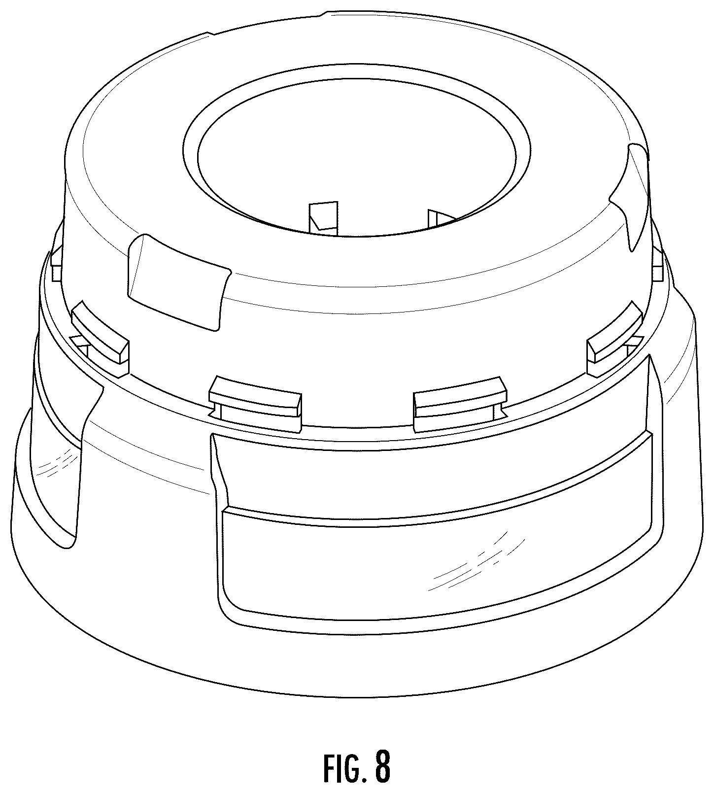 Patent USD1124228 Figure 8 – Apparatus for gas distribution