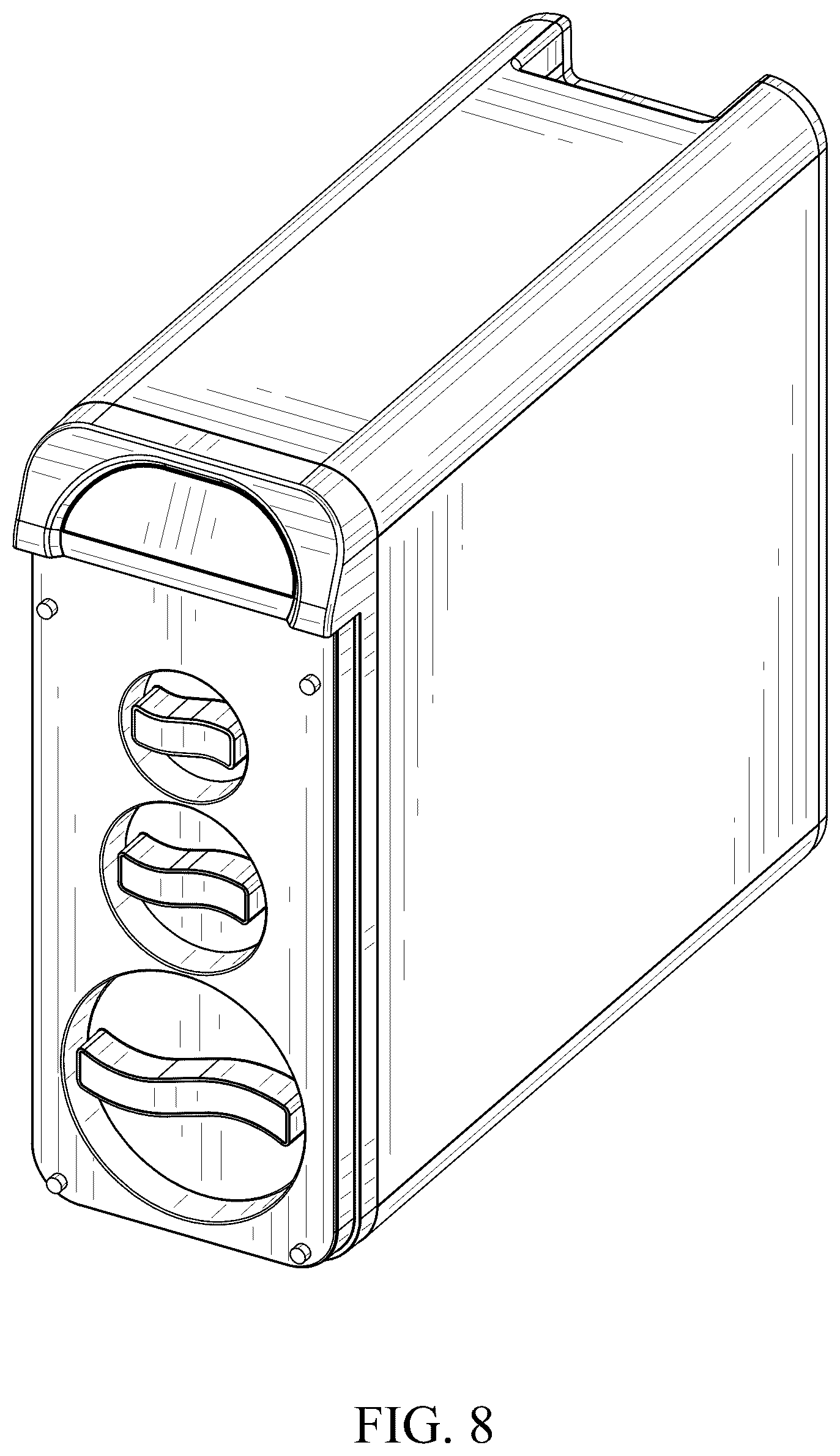 Patent USD1124229 Figure 8 – Water purifier