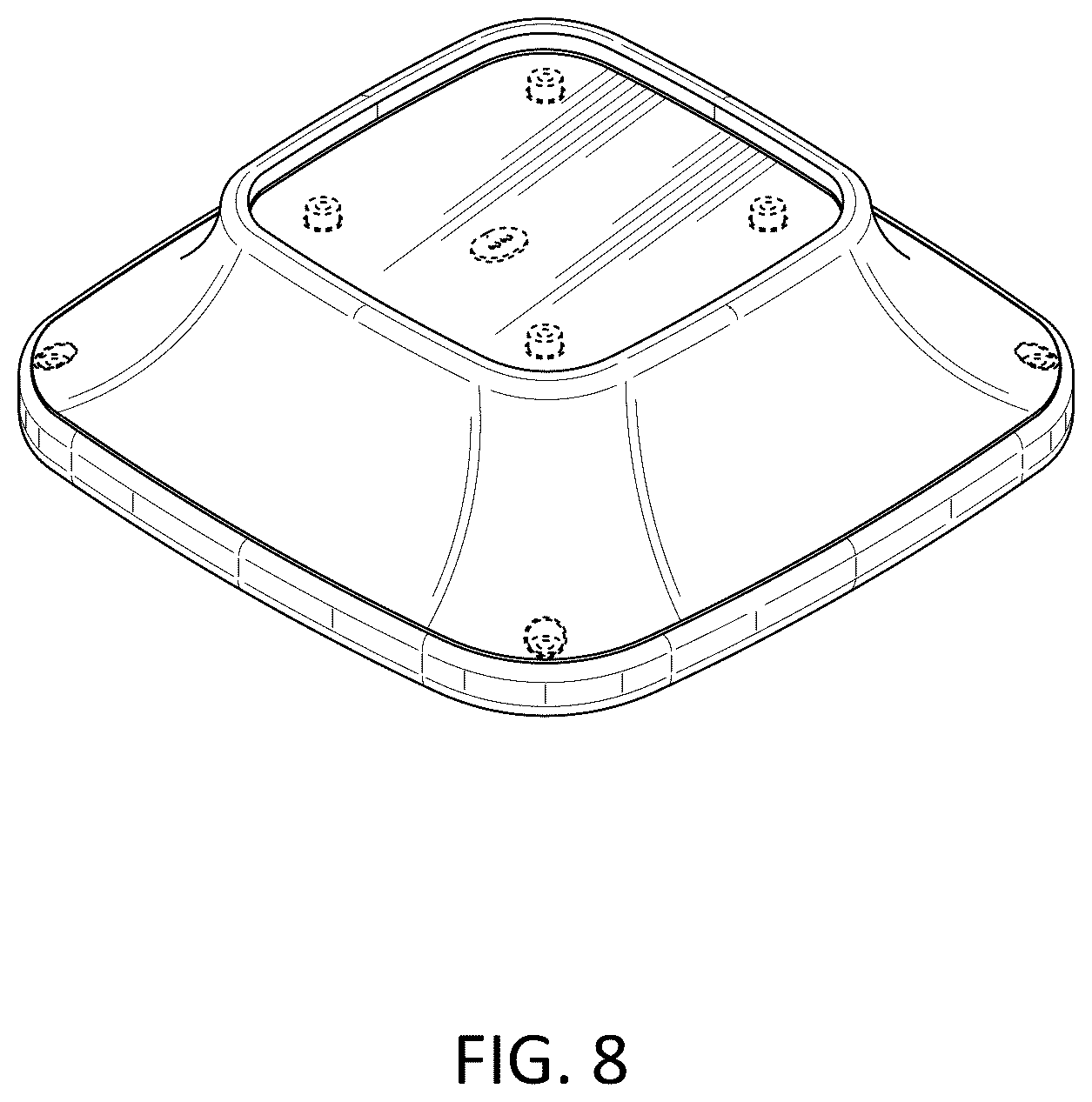Patent USD1124230 Figure 8 – Housing for disinfection device