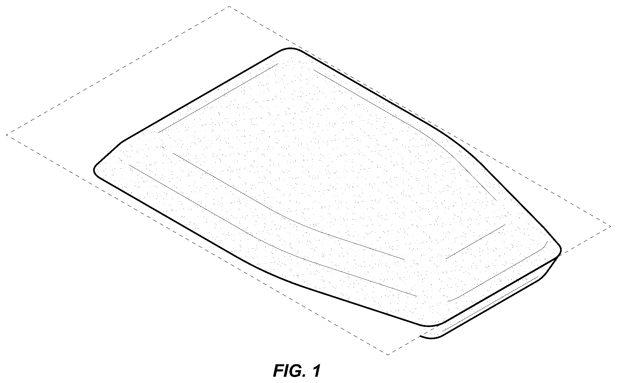 Patent USD1124231 Figure 1 – Filter pouch