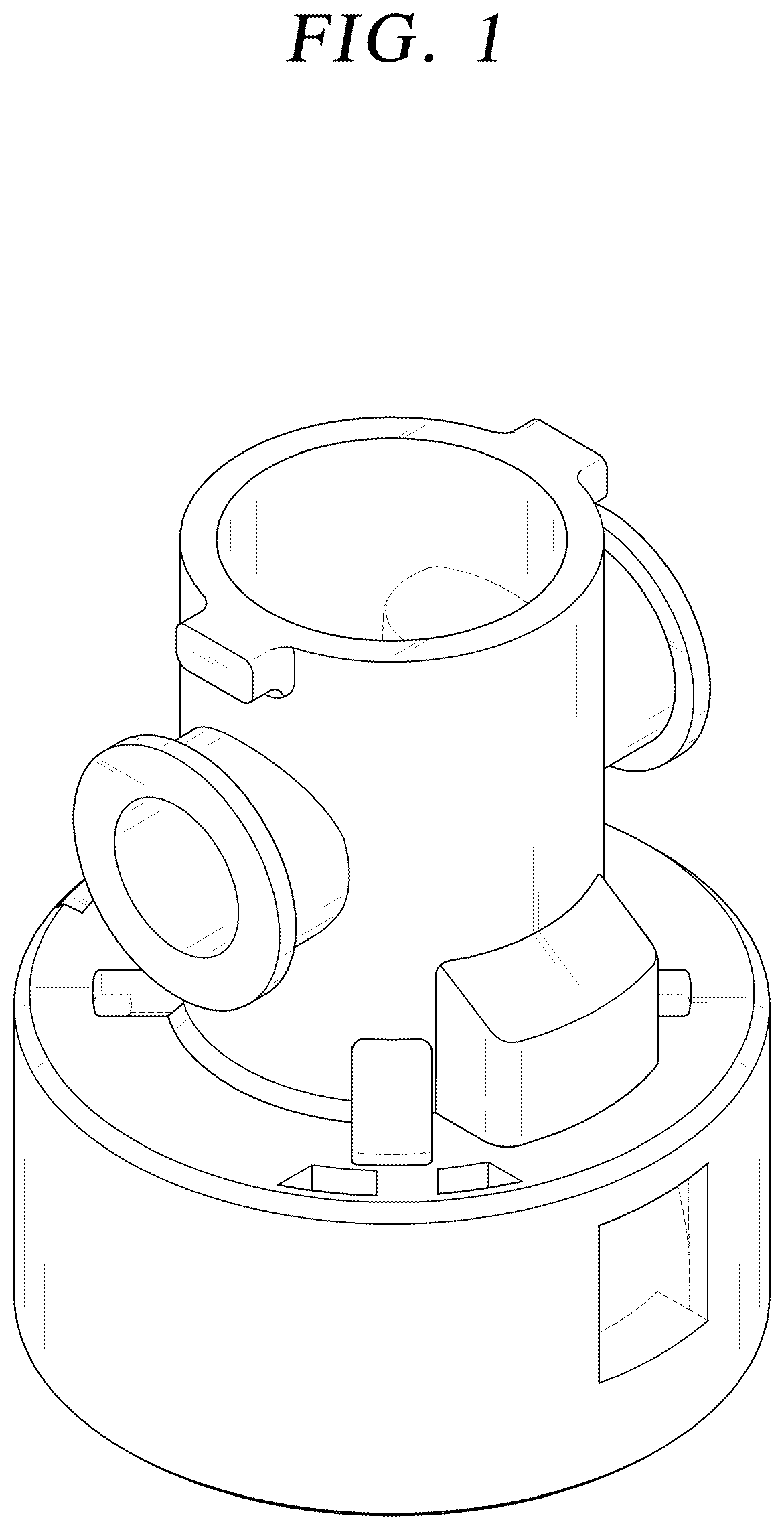 Patent USD1124232 Figure 1 – Refrigerator filter head