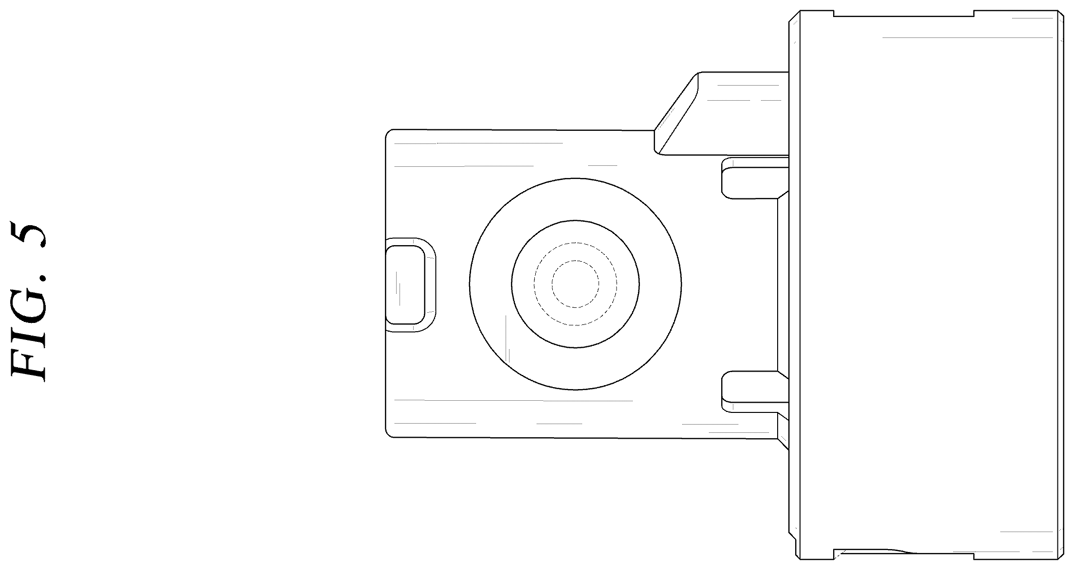 Patent USD1124232 Figure 5 – Refrigerator filter head