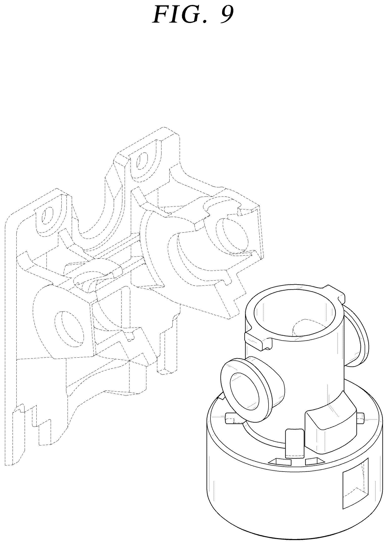 Patent USD1124232 Figure 9 – Refrigerator filter head