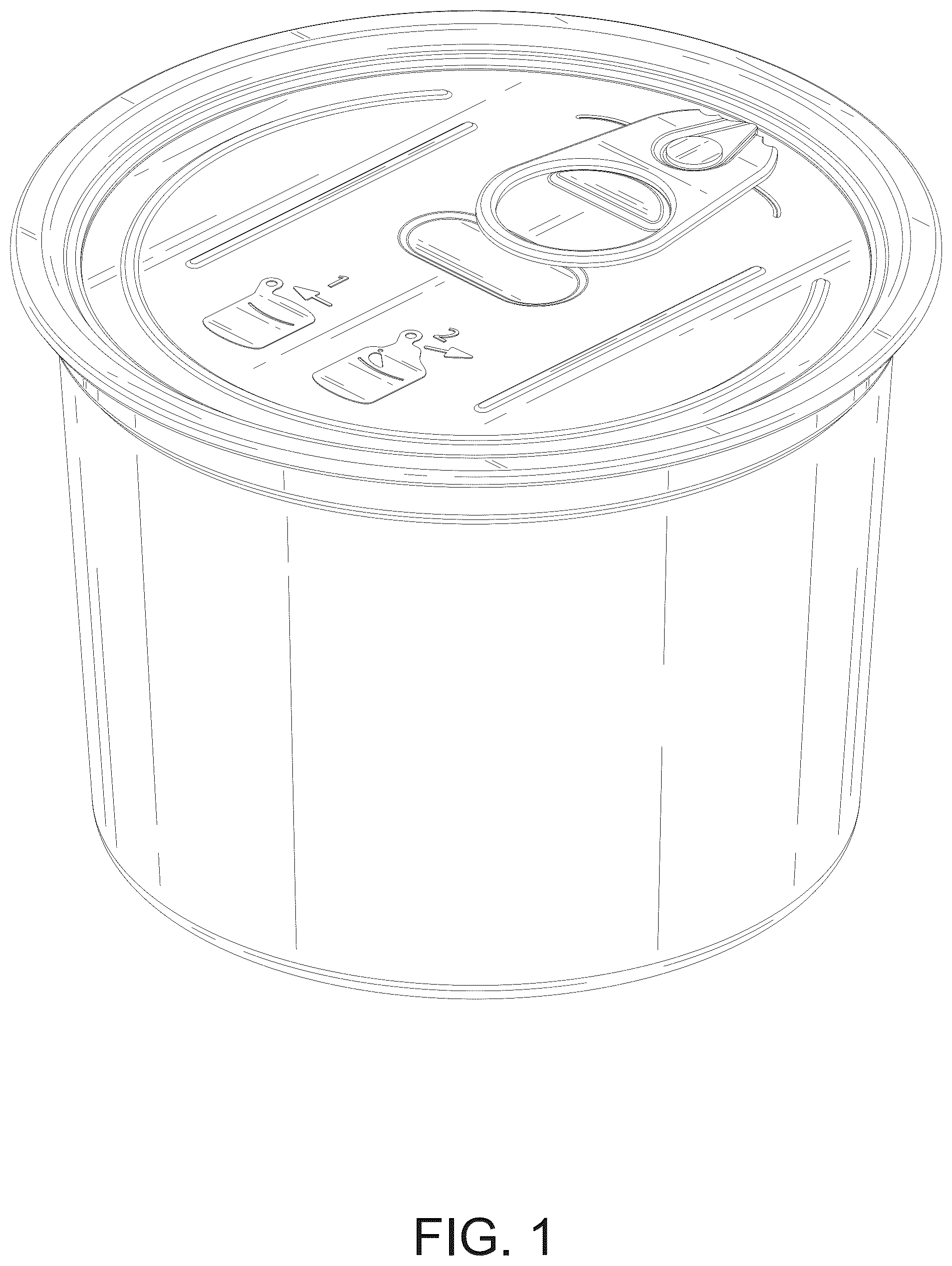 Patent USD1124233 Figure 1 – Portable fuel tank