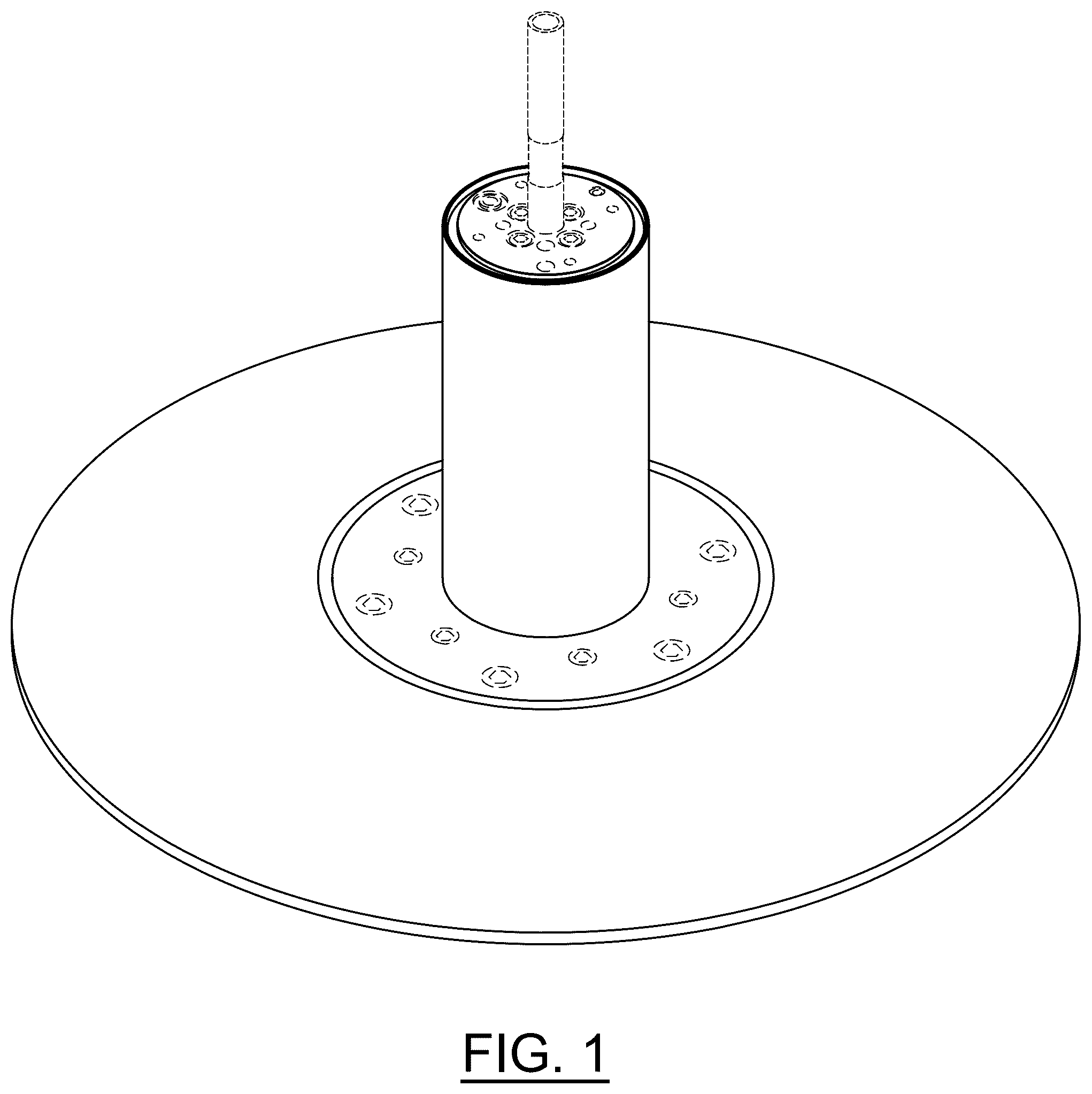 Patent USD1124235 — Showerhead — Figure 1