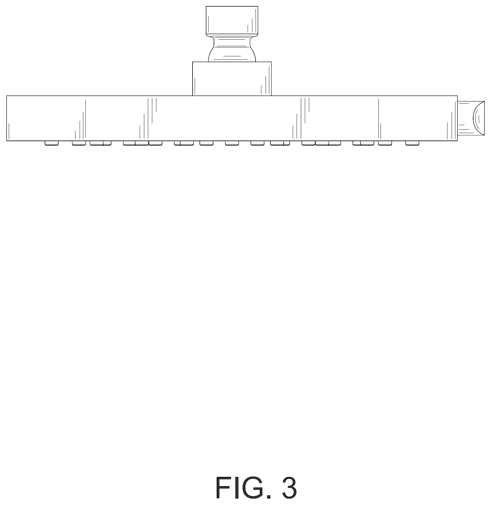 Patent USD1124236 Figure 3 – Square shower head