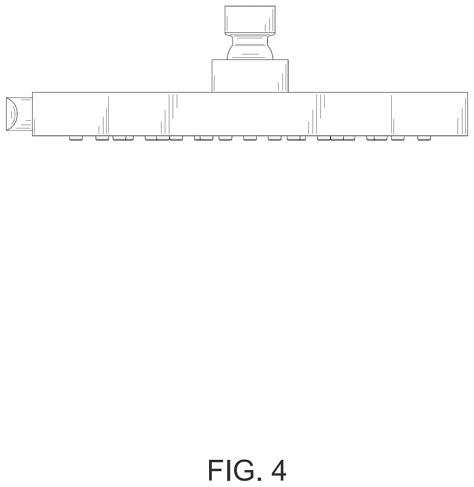 Patent USD1124236 Figure 4 – Square shower head