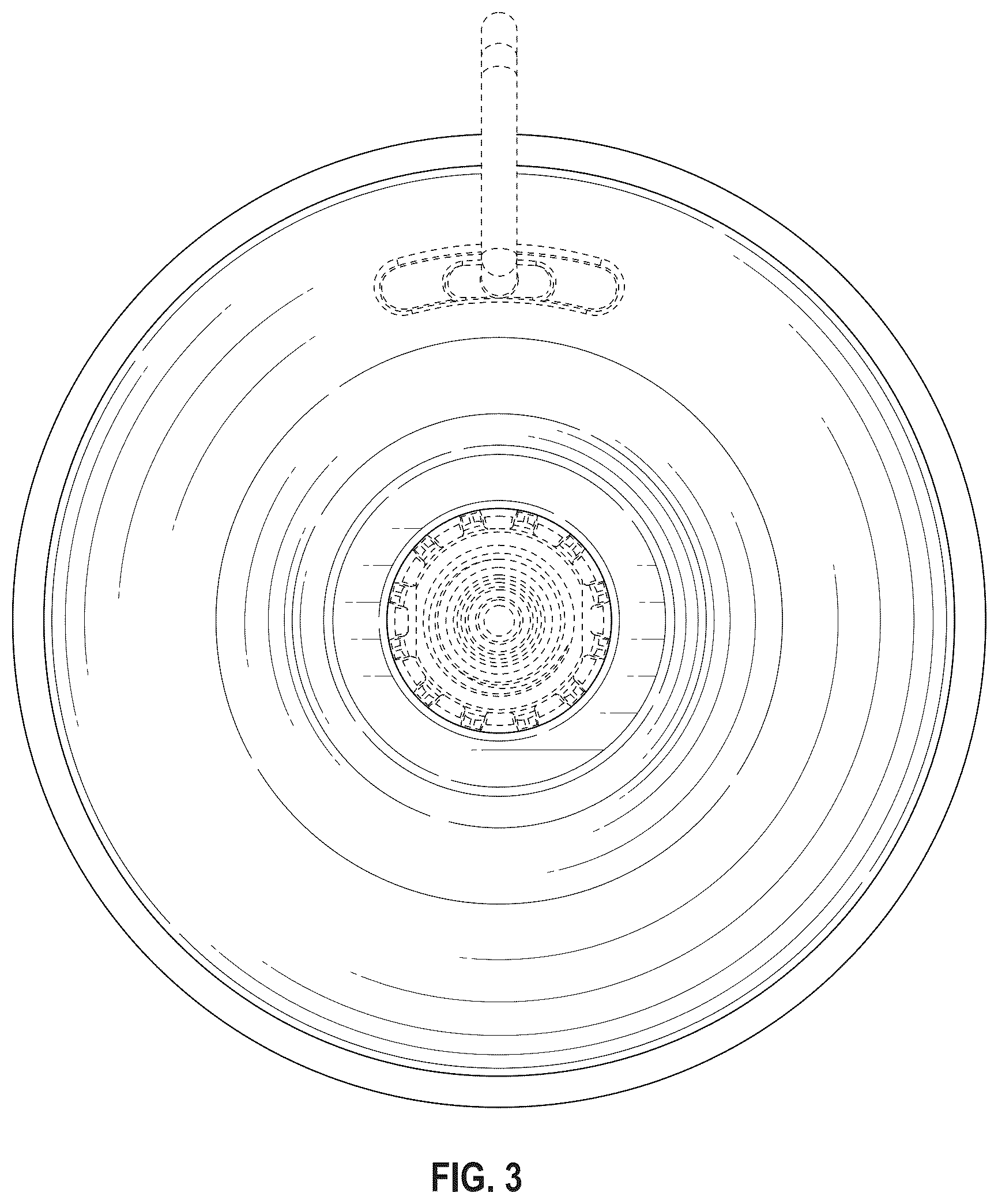 Patent USD1124237 Figure 3 – Shower head