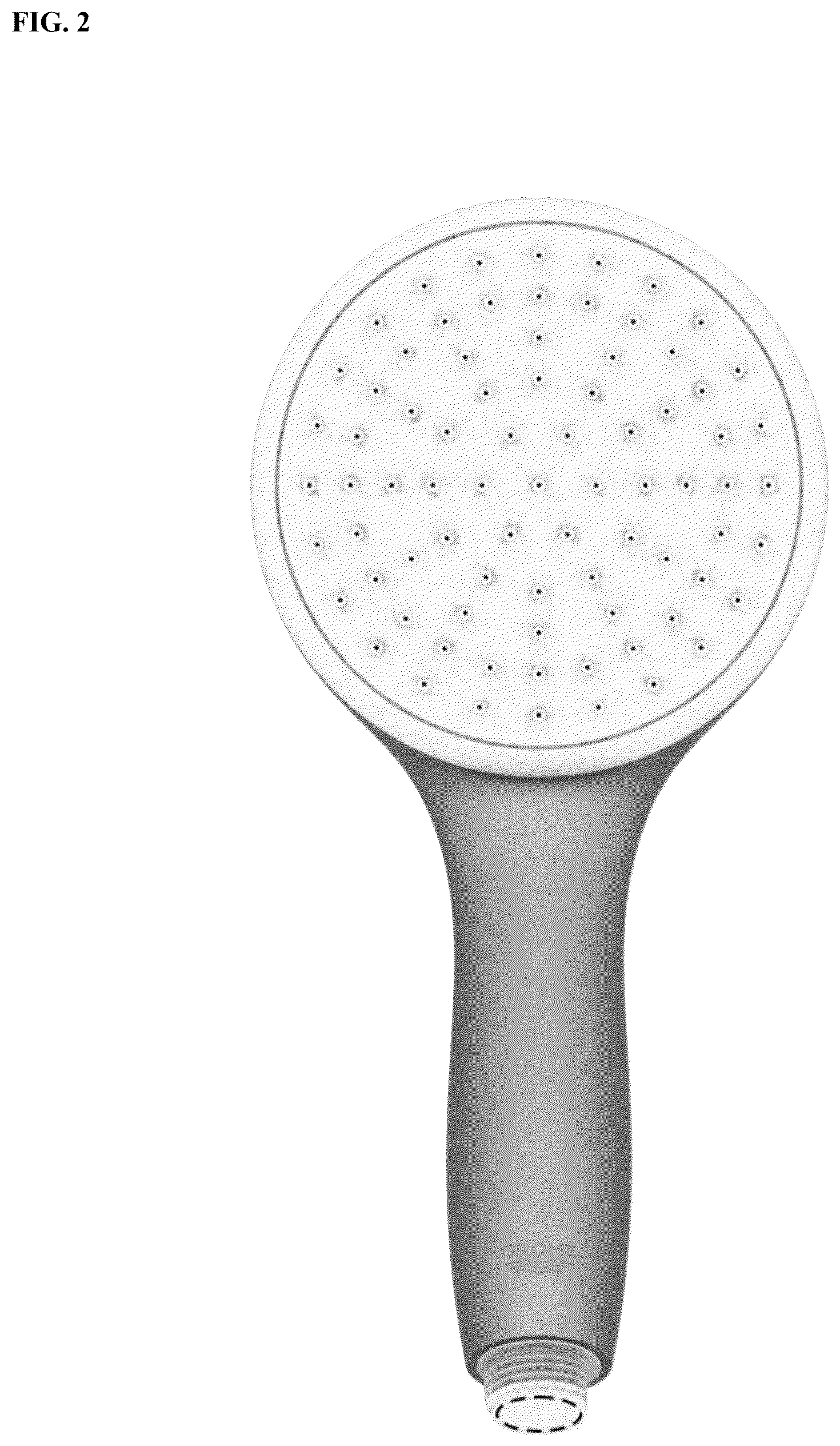 Patent USD1124238 Figure 2 – Handshower
