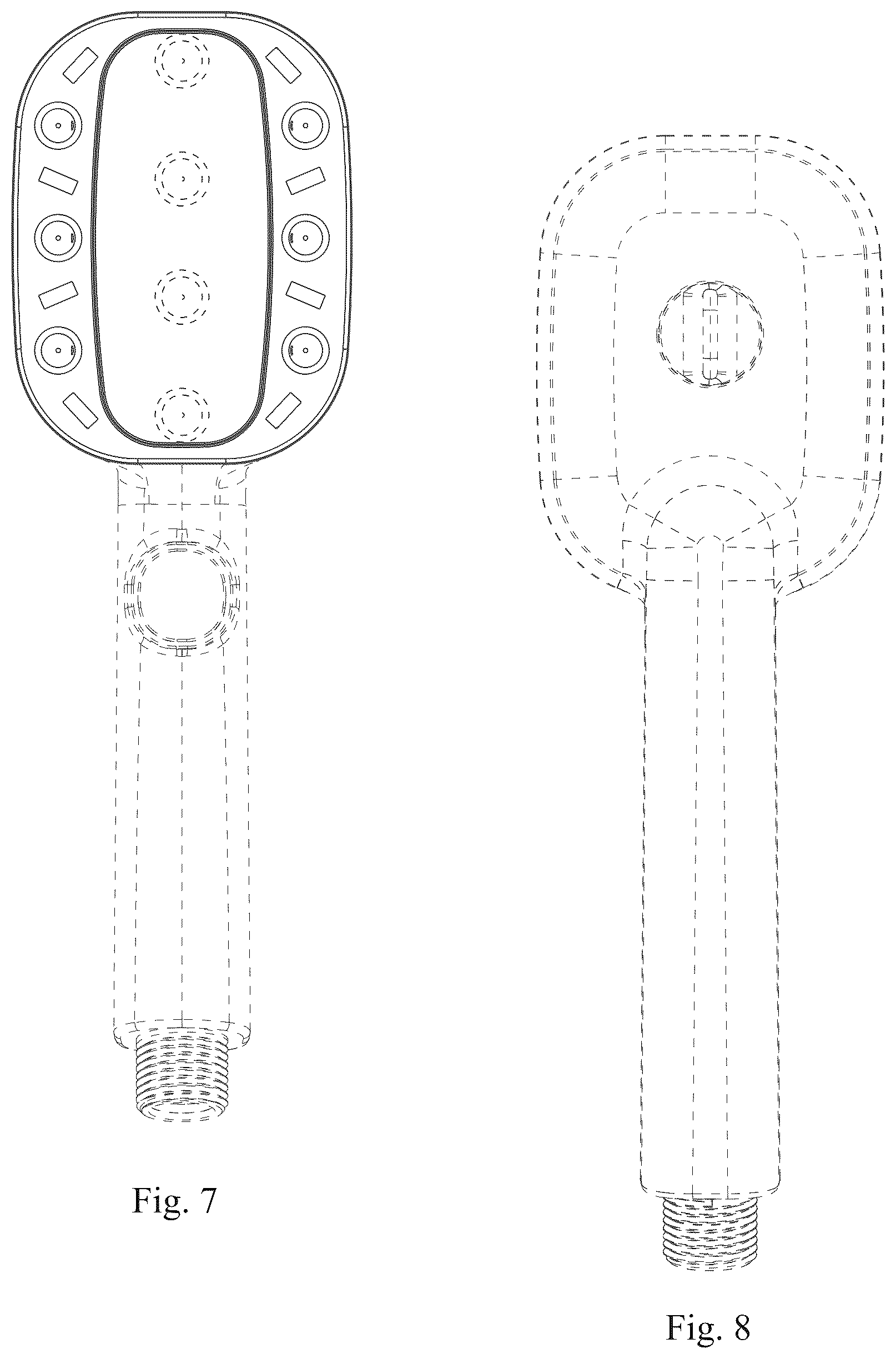 Patent USD1124239 Figure 4 – Detangling showerhead
