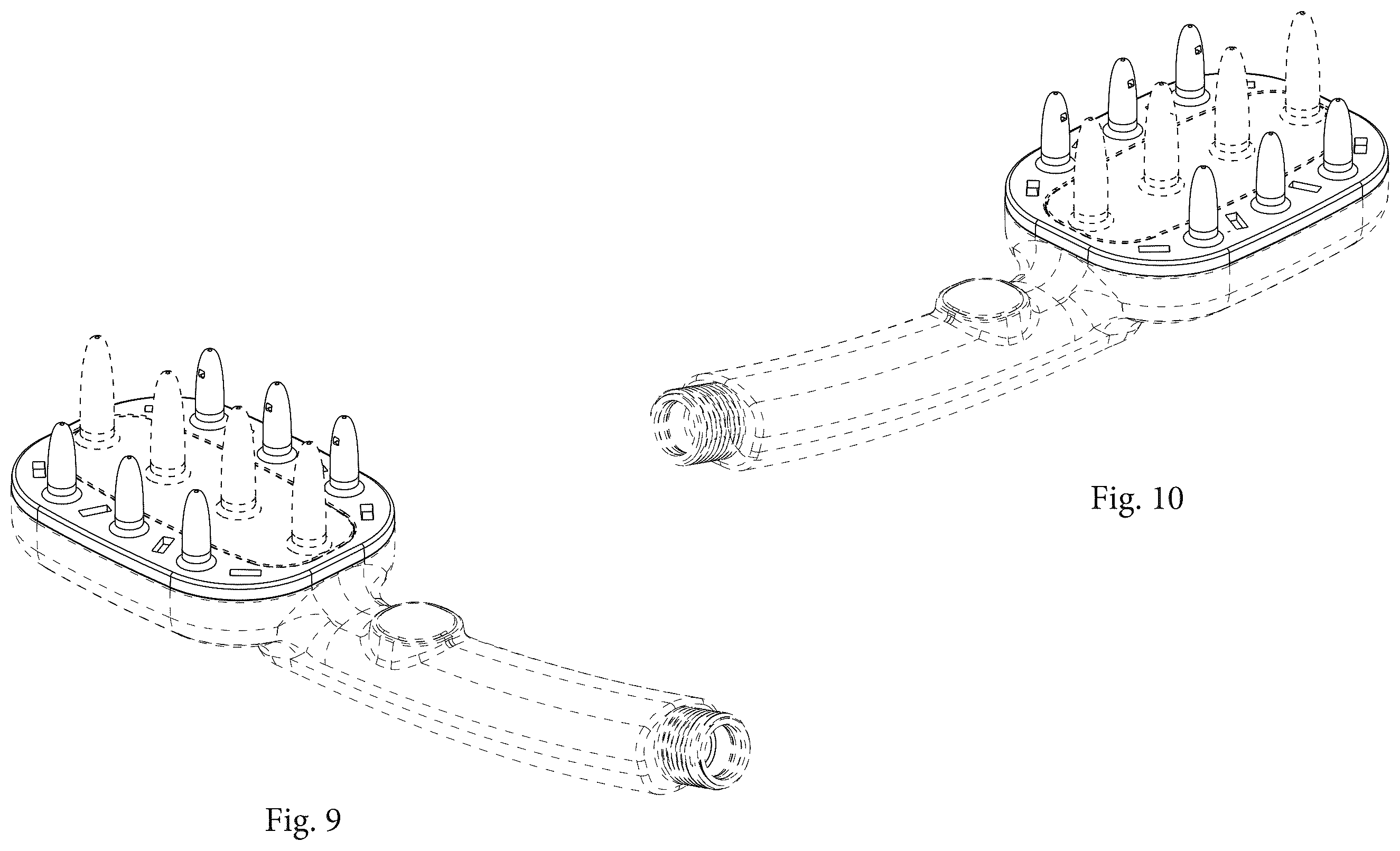 Patent USD1124239 Figure 5 – Detangling showerhead