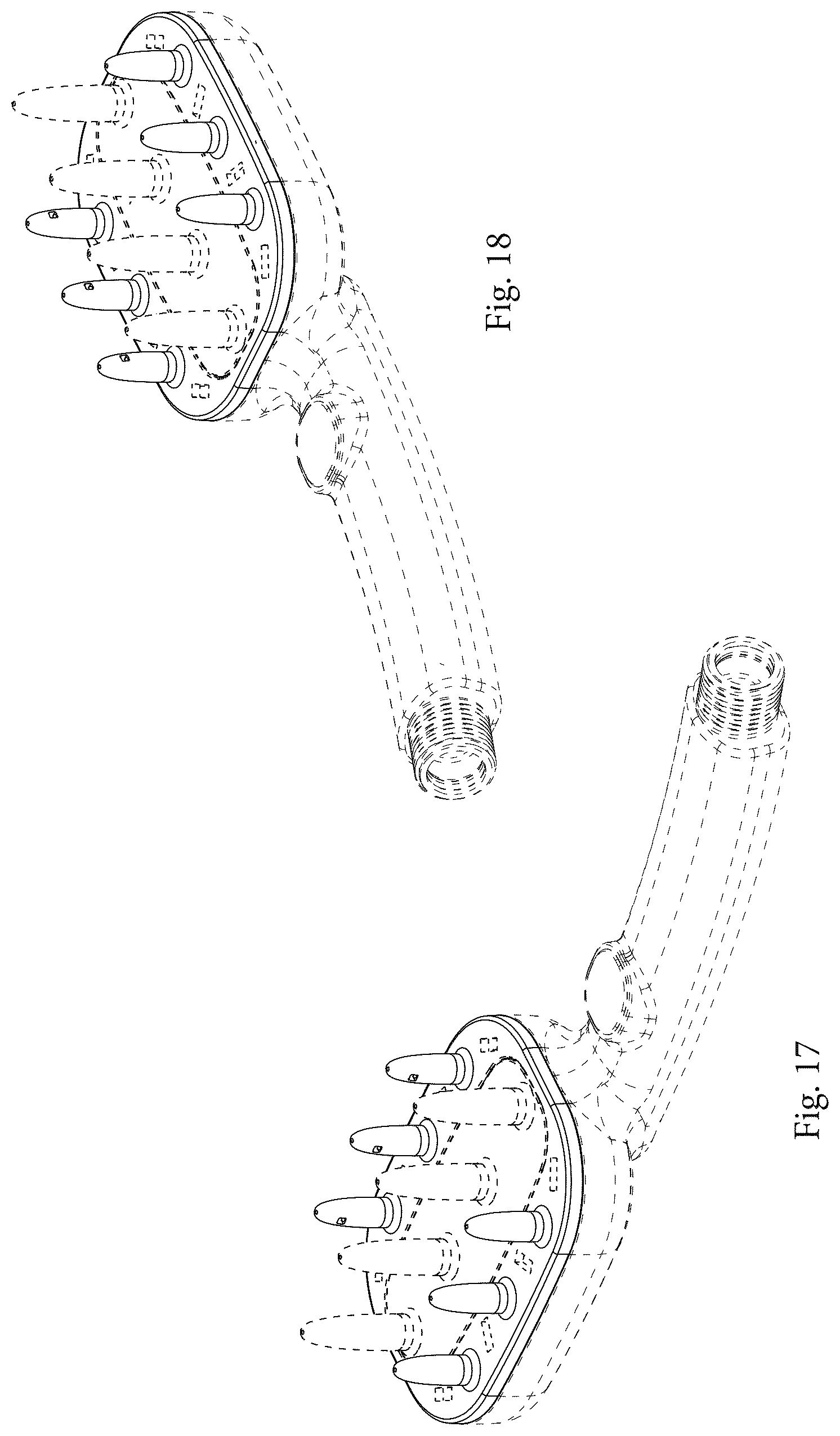 Patent USD1124239 Figure 9 – Detangling showerhead