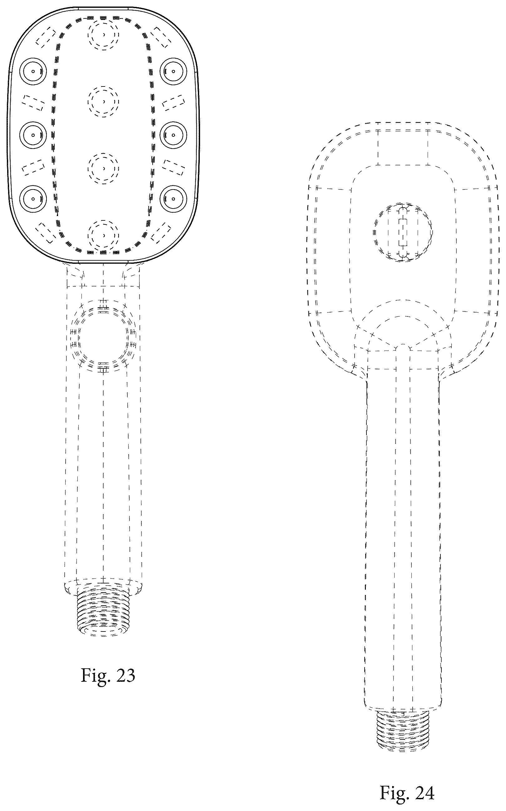 Patent USD1124239 Figure 12 – Detangling showerhead