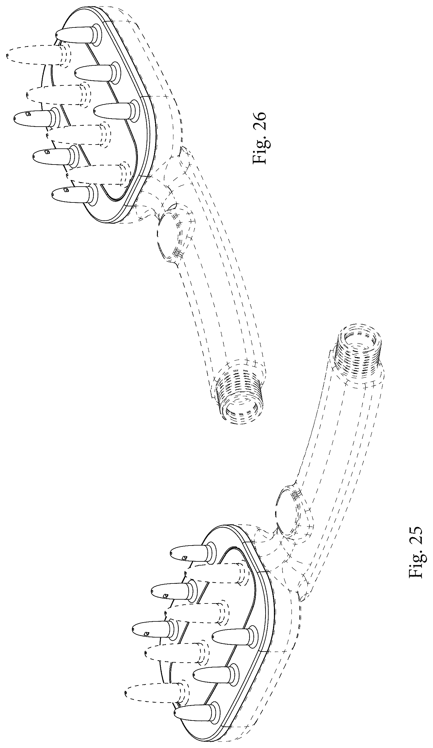 Patent USD1124239 Figure 13 – Detangling showerhead